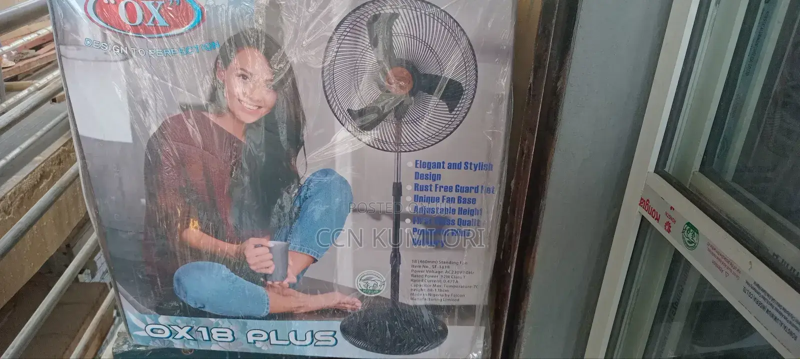 Ox18 Inche Plus Fan