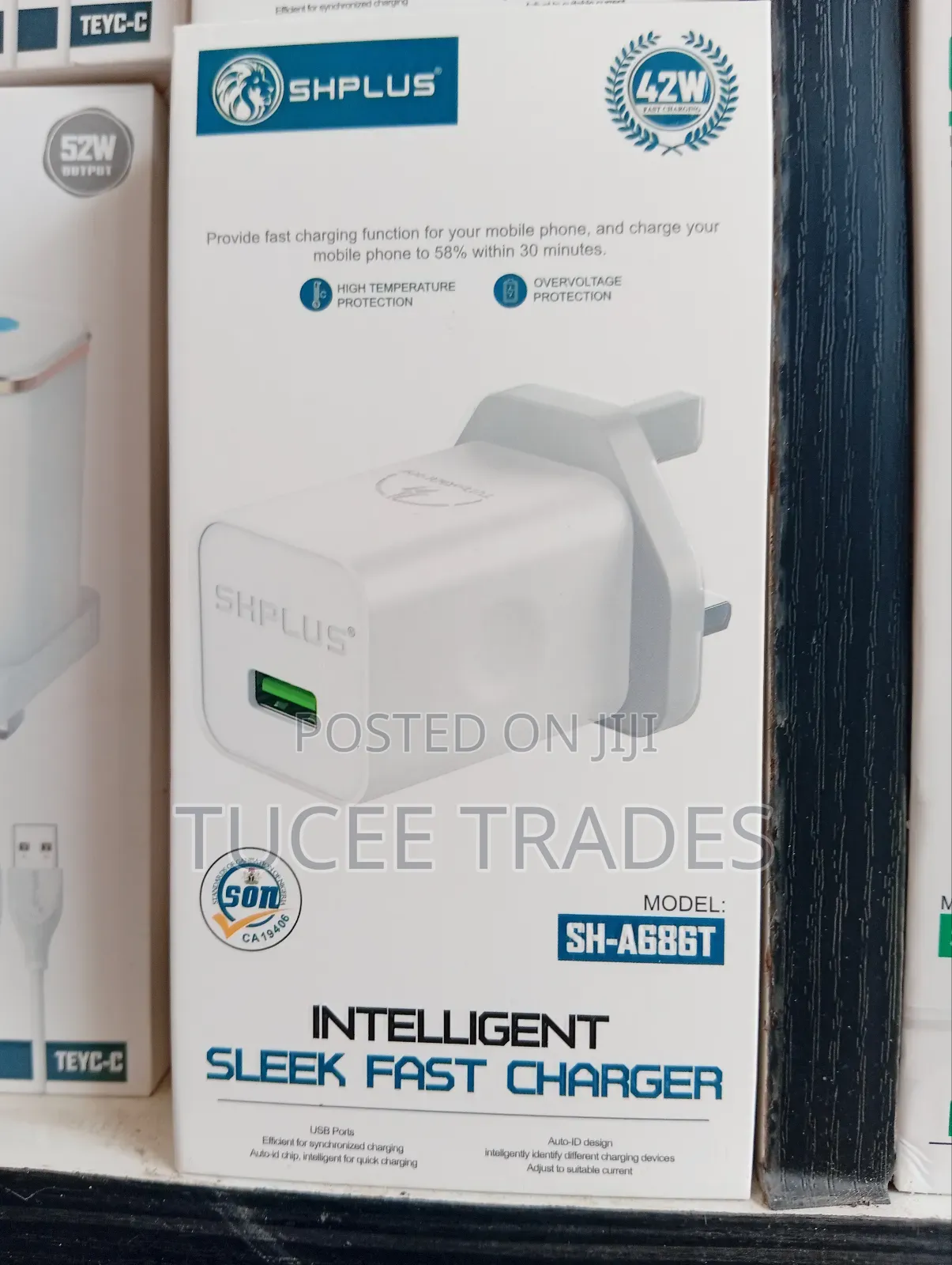 Shplus 42w Intelligent Sleek Fast Charger