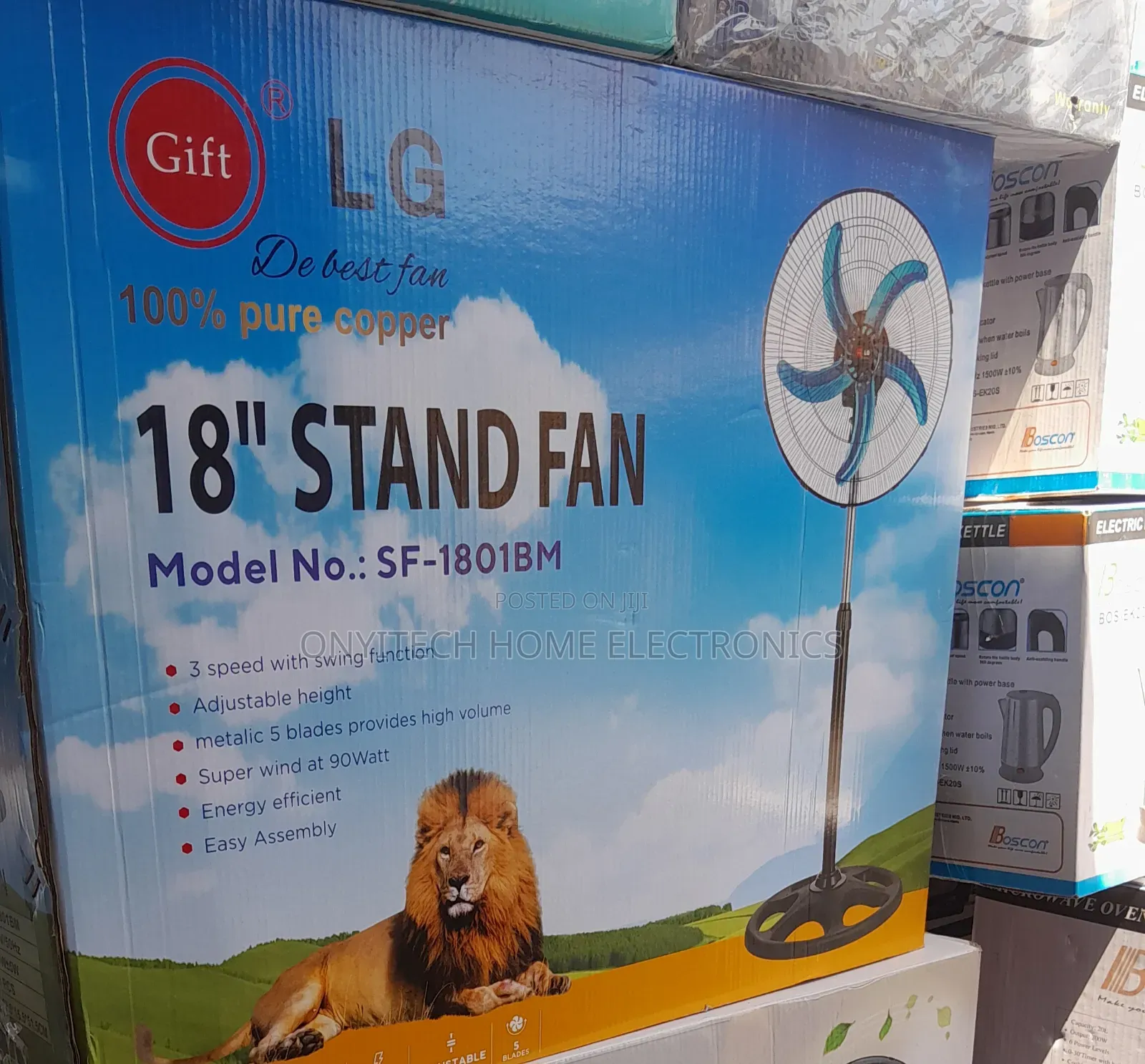 Lg Standing Fan (Big Engine) [Sf-1801bm]