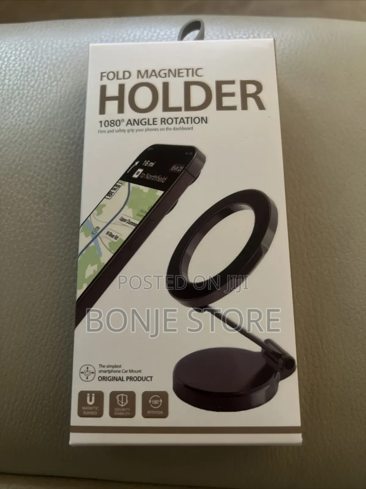 360° Revolving Foldable Steel Suction Phone Holder