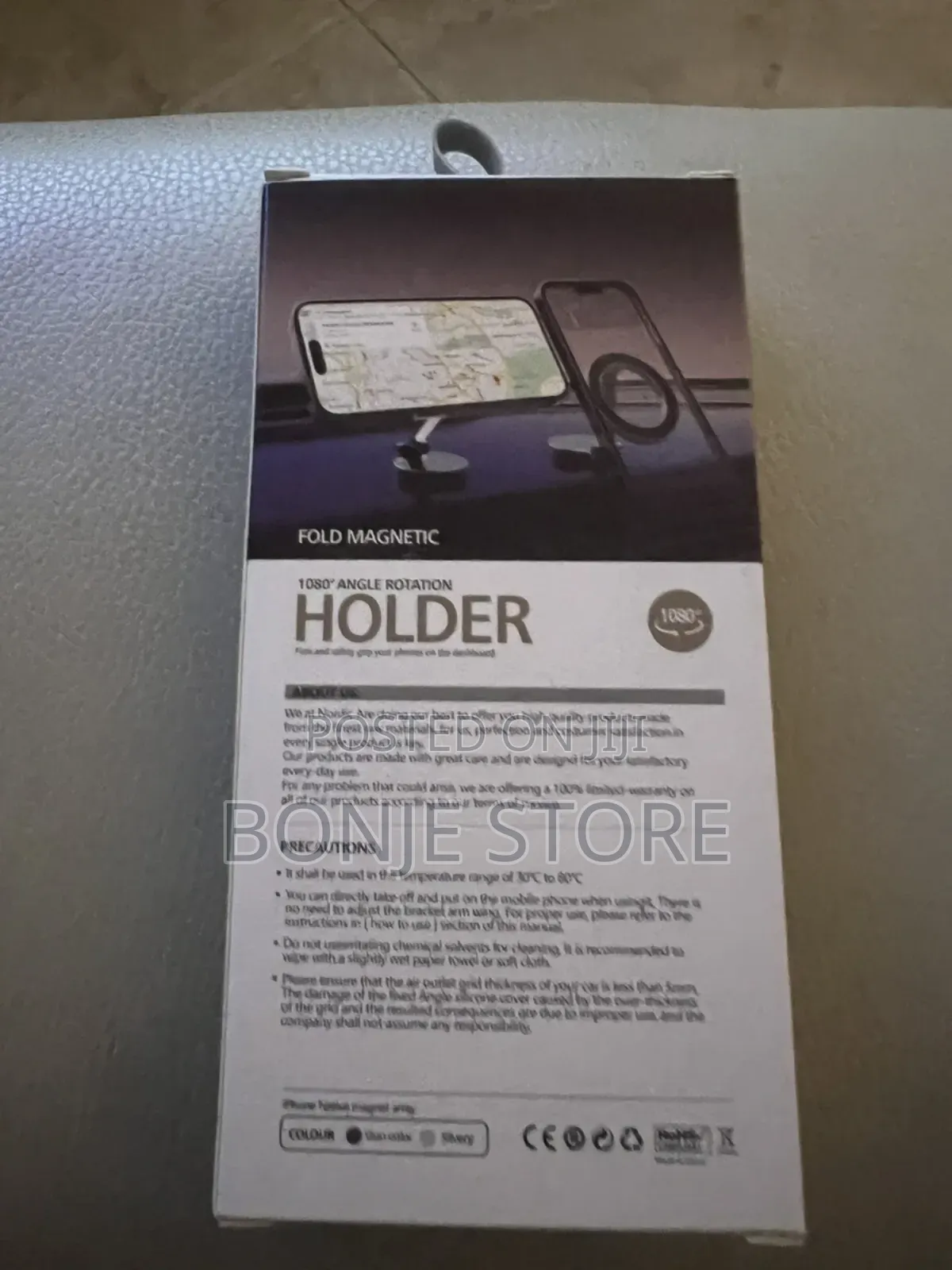 360° Revolving Foldable Steel Suction Phone Holder