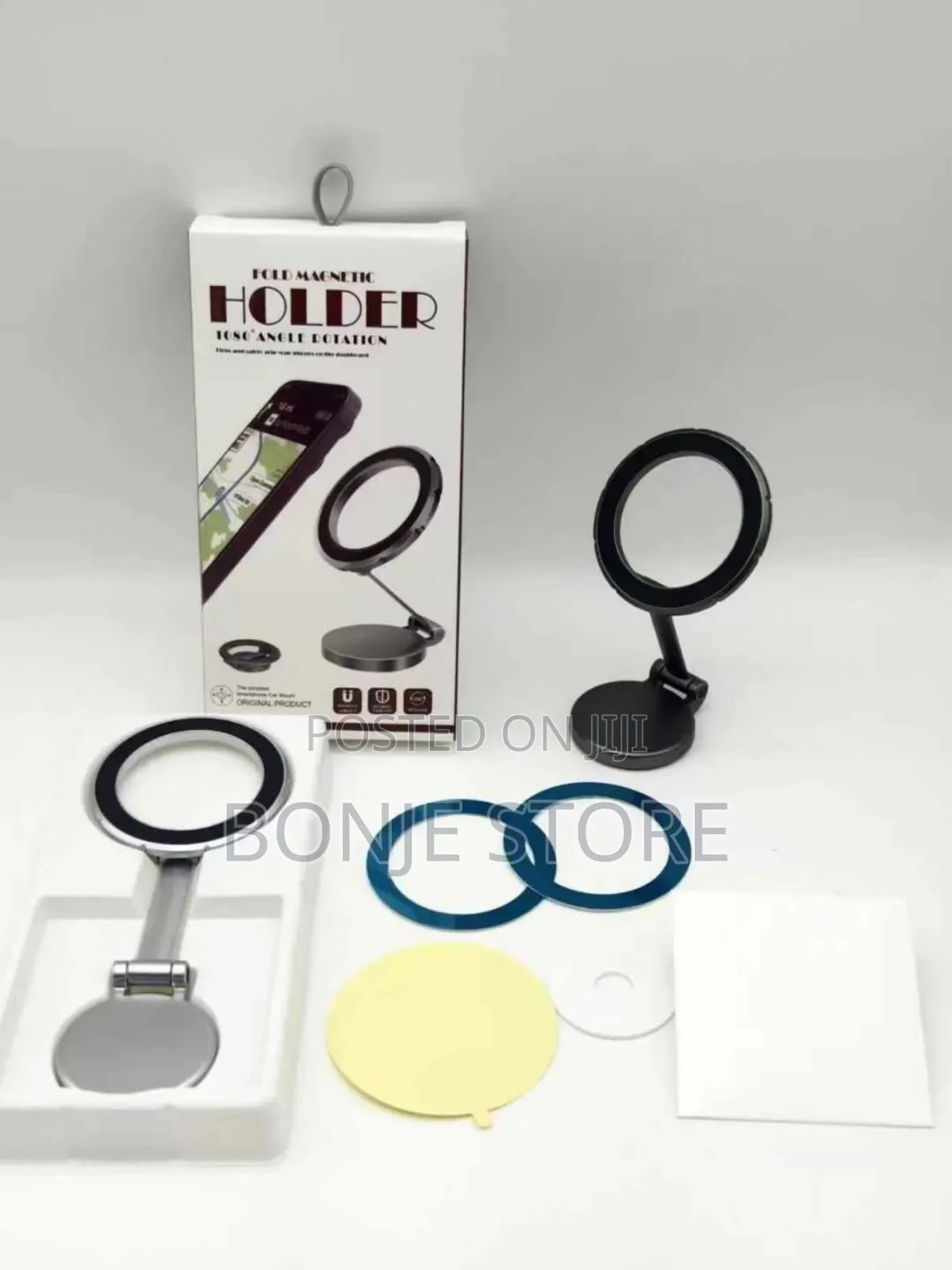 360° Revolving Foldable Steel Suction Phone Holder