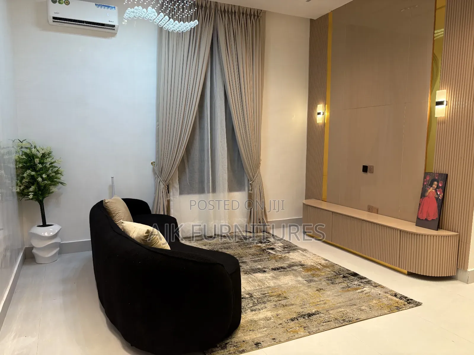 Unique Curve 3 Seater Sofa