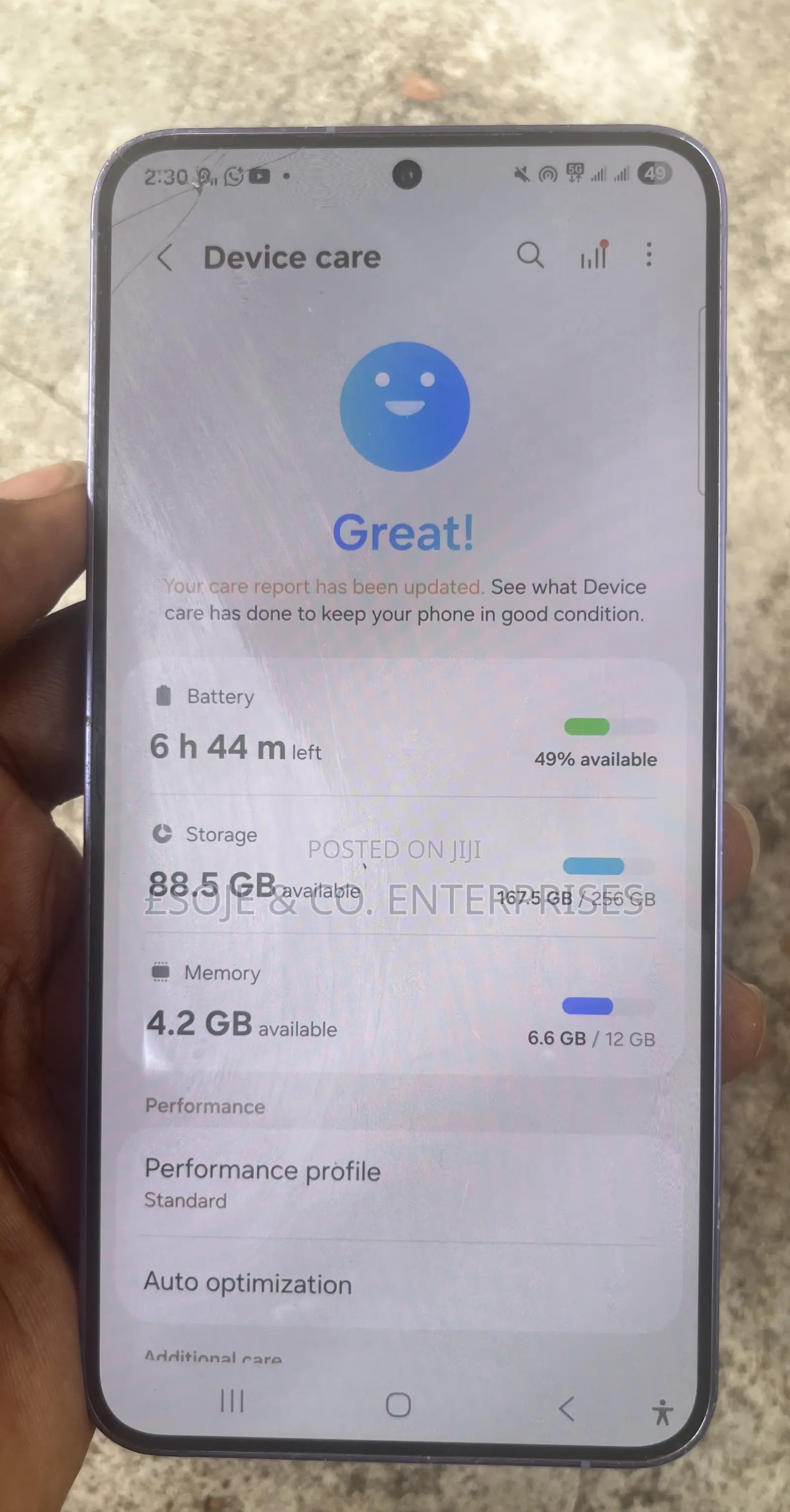 Samsung Galaxy S24 Plus 256 GB Blue