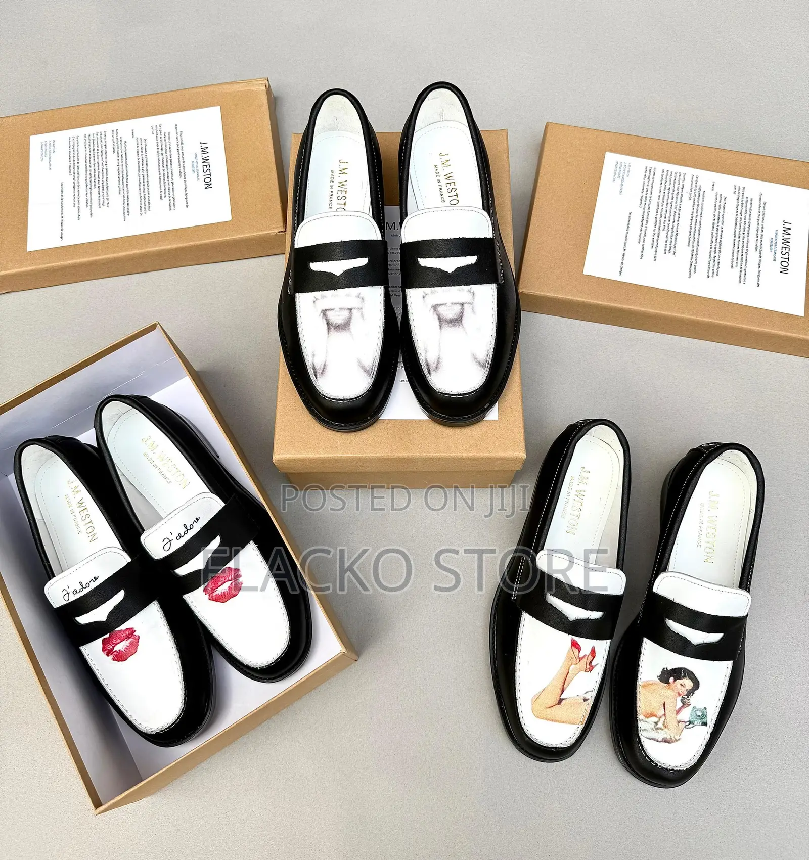 Original J.M. Weston Loafers Shoes