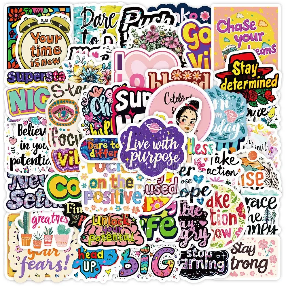 50 Pieces Stickers Self Love Stickers Home Decoration Girl Gift Idea