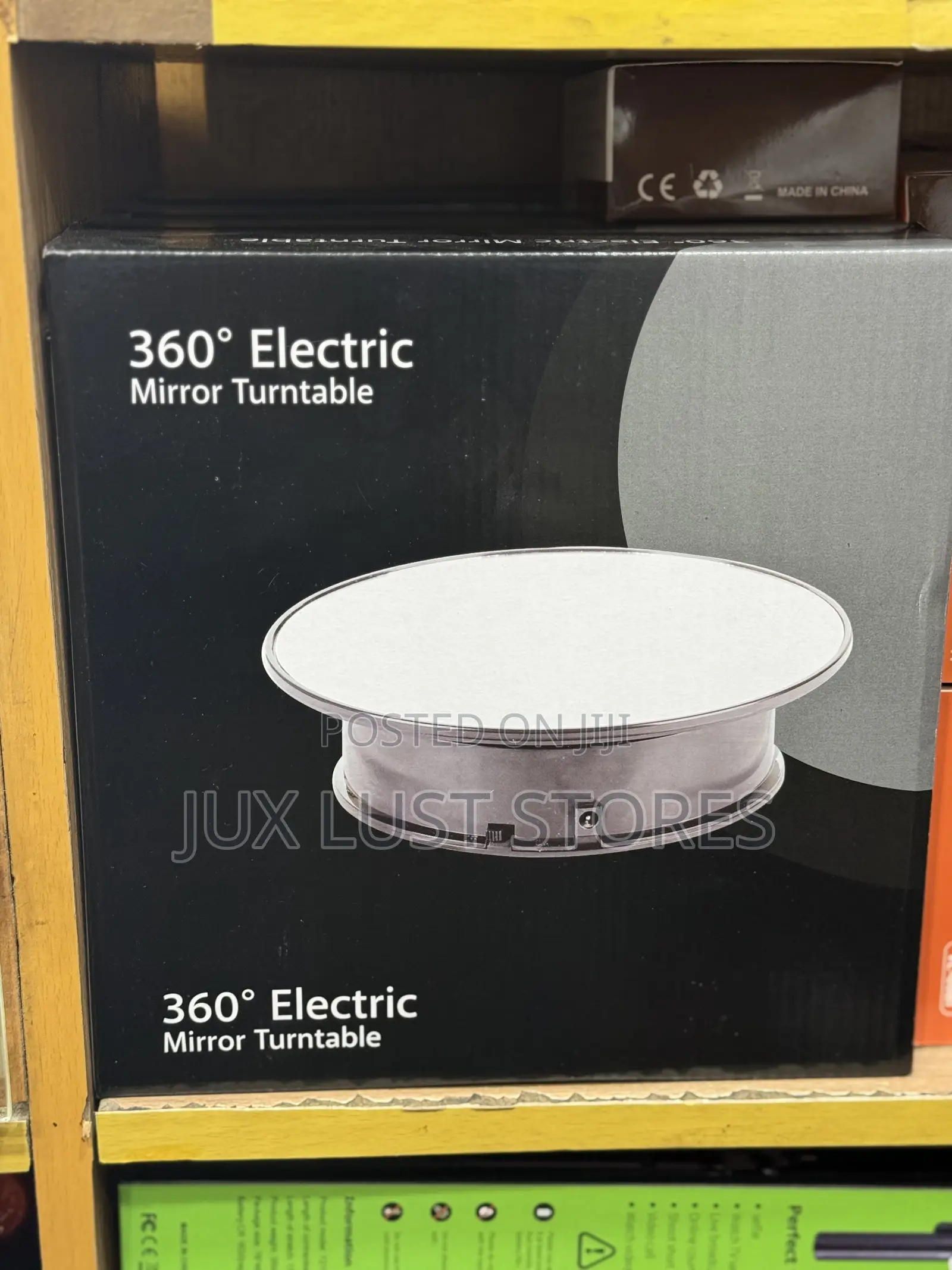 25cm Rotating Display Mirror Stand