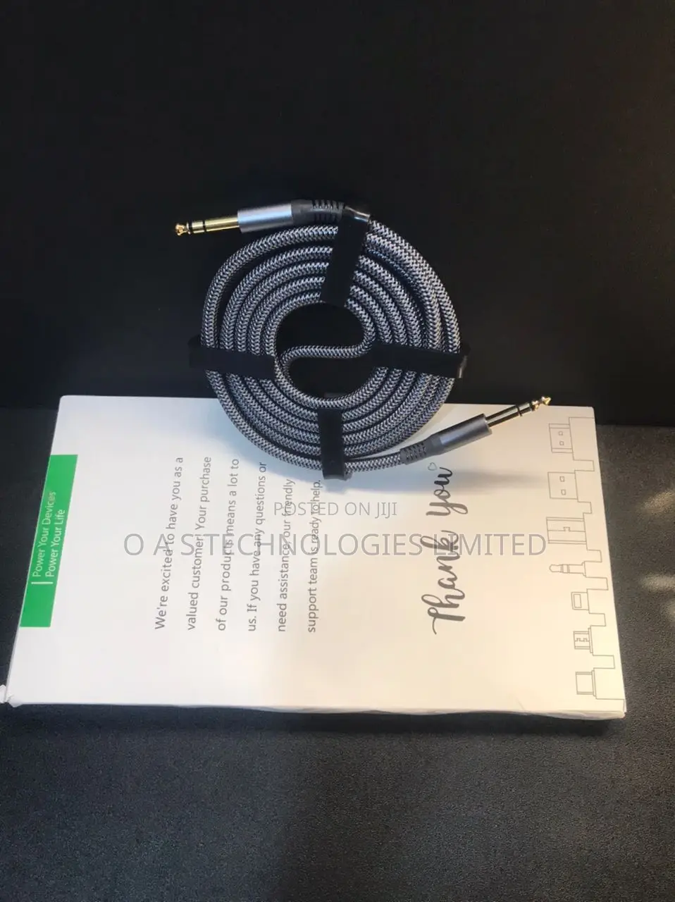 Elebase 1/4 Inch TRS Instrument Guitar Cable