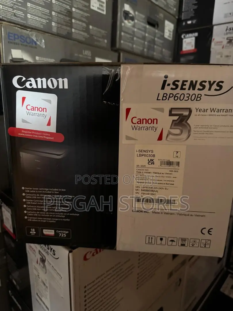 Canon I-Sensys Lbp6030b Laserjet Printer With 3 Years Warranty