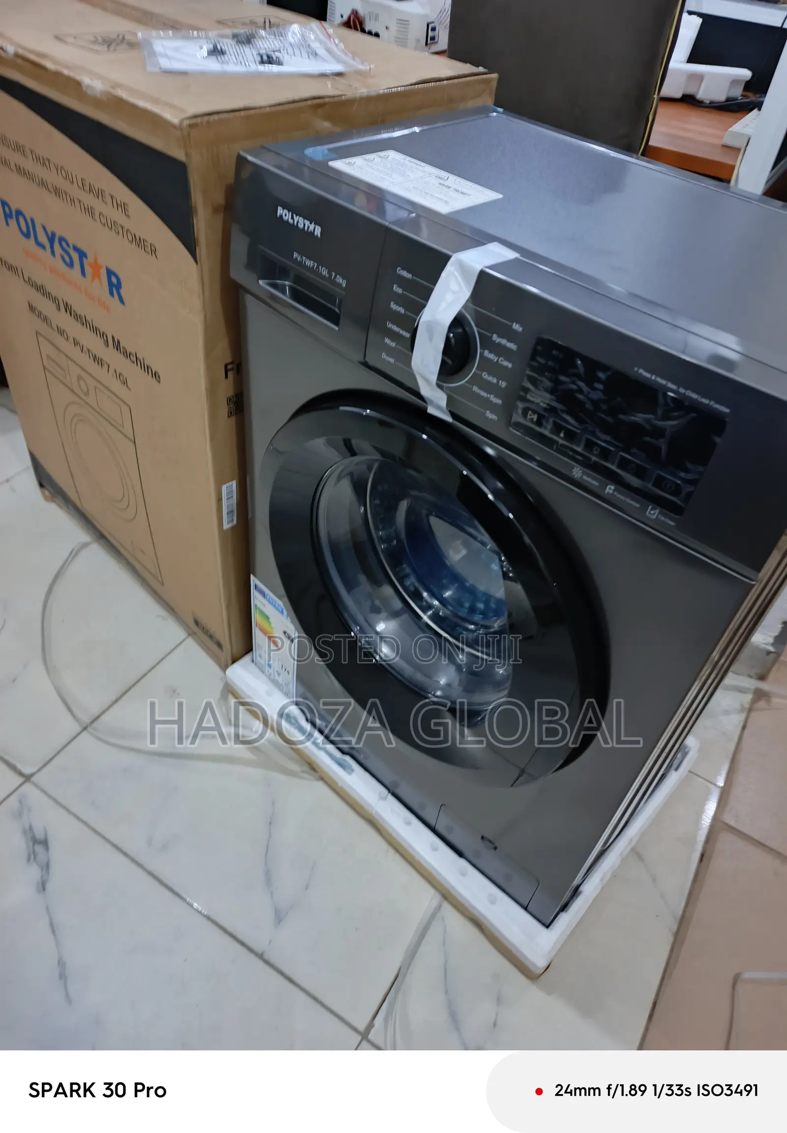 Front Loading 6kg Washing Machine By Polystar