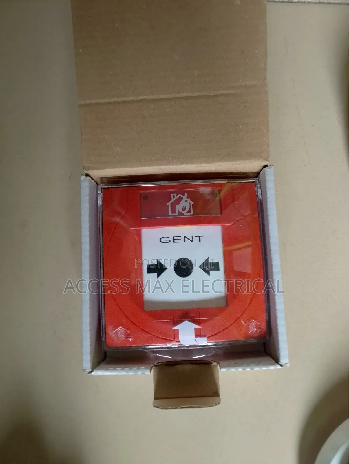 Gent Addressable Break Glass With Cover