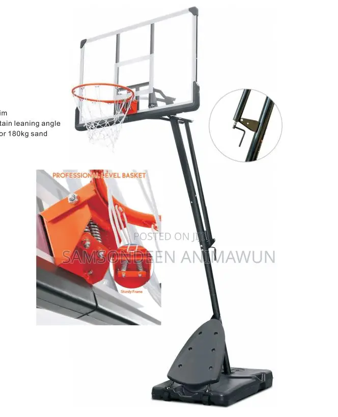 10ft Professional Basketball Stand – Heavy Duty & Adjustable
