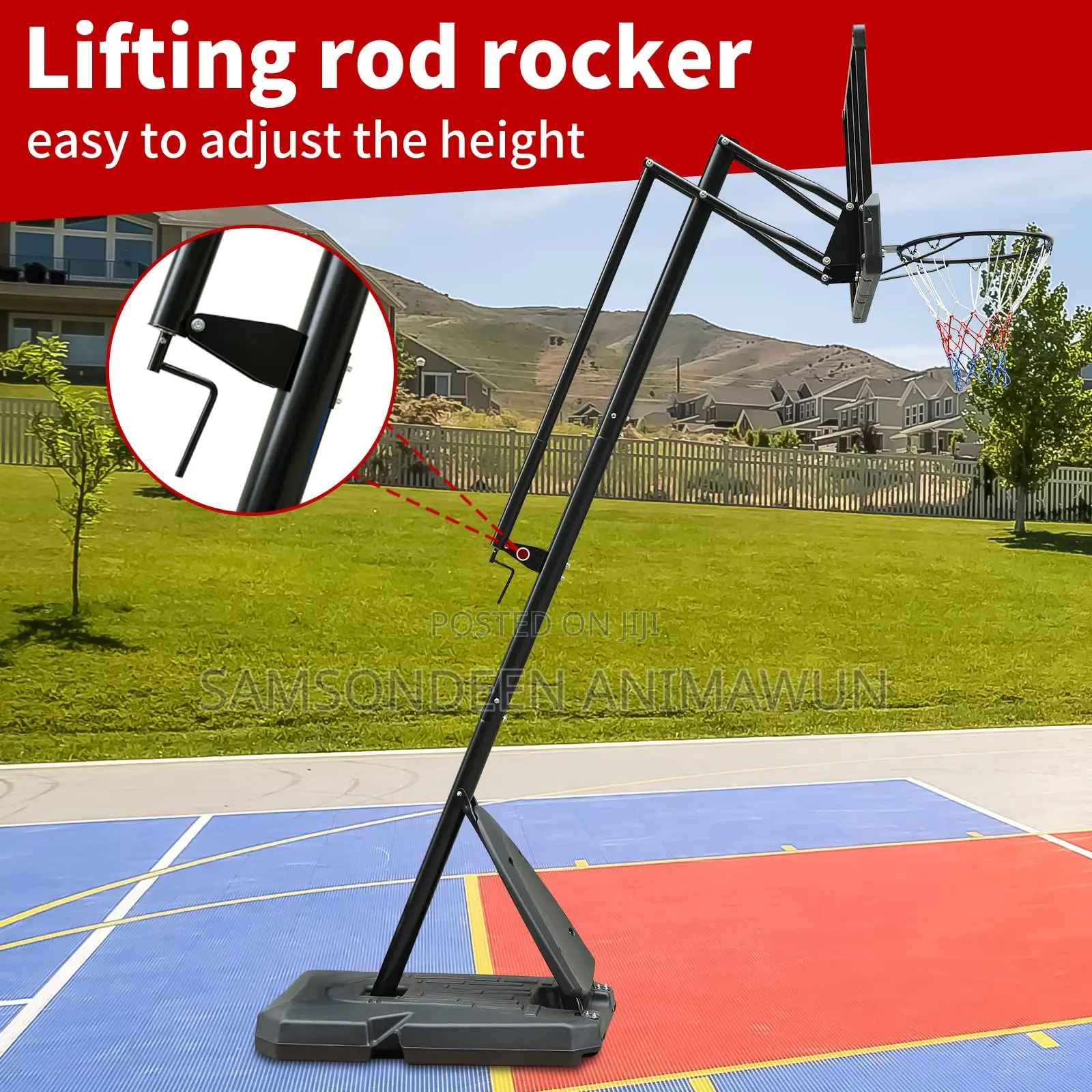 Professional 10ft Basketball Hoop – Portable & Durable