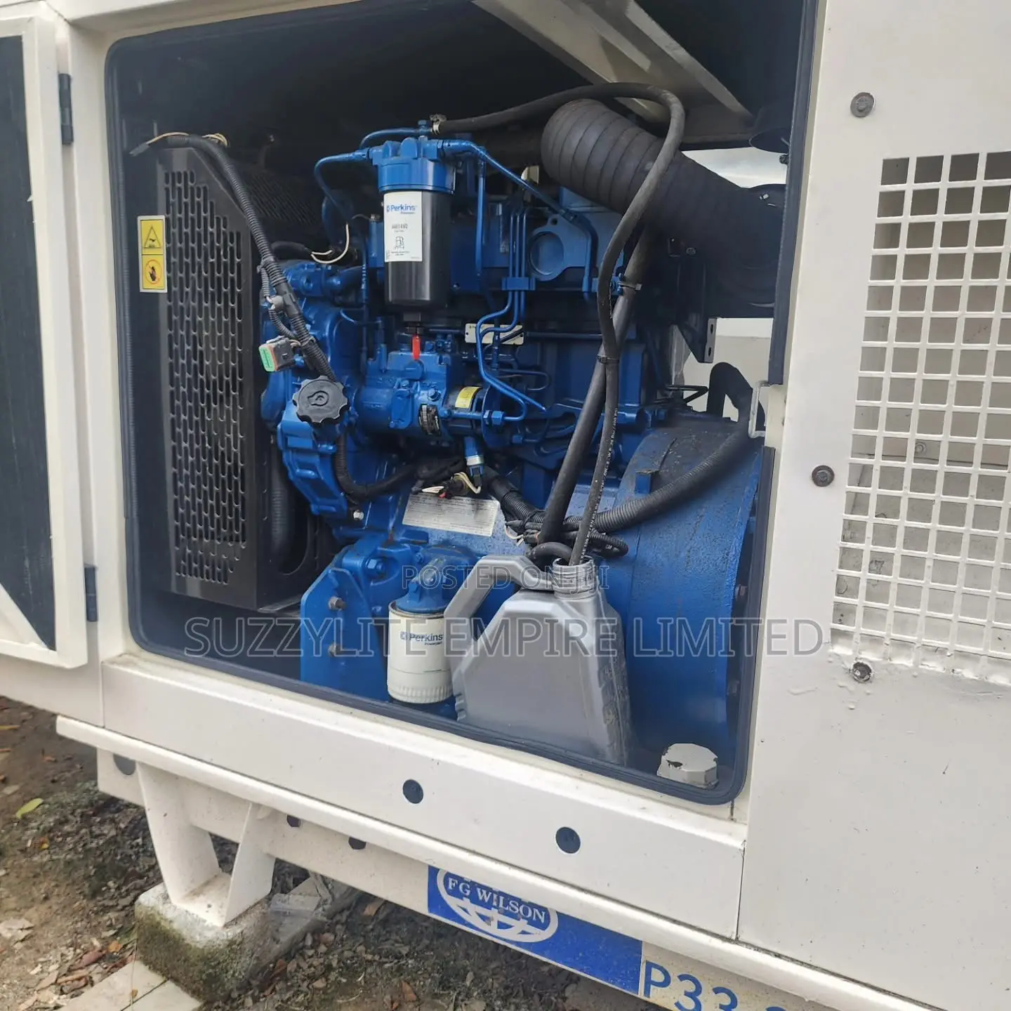 Fg Wilson 33kva Perkins Soundproof Generator Used