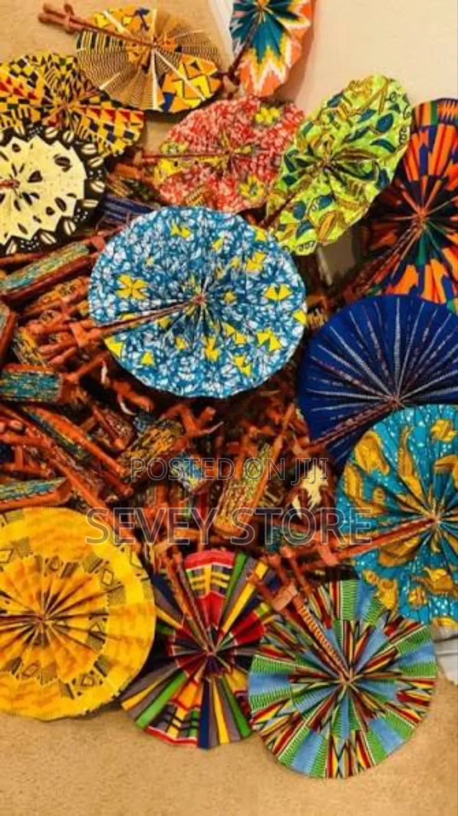 Ankara African Foldable Hand Fans/Decorative Fans