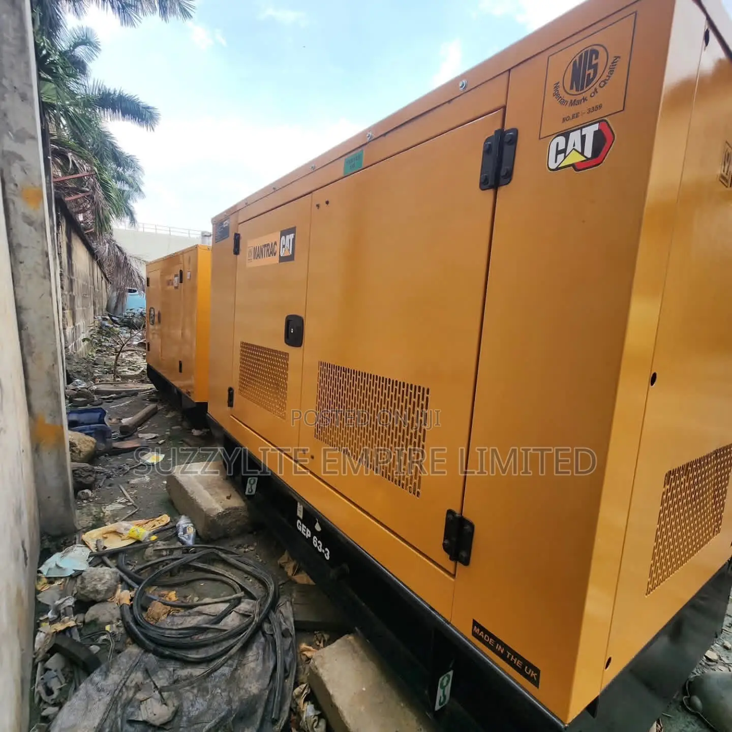 60kva Cat Mantrac Soundproof Diesel Generator