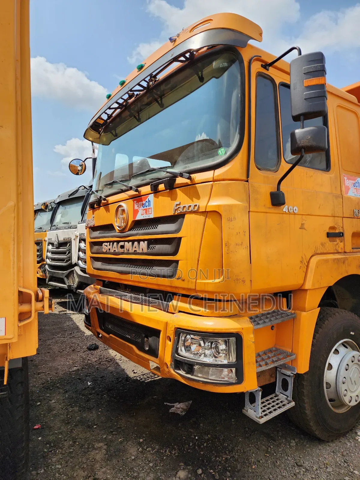 Clean Foreign Used Shacman Tipper 12 Tyres