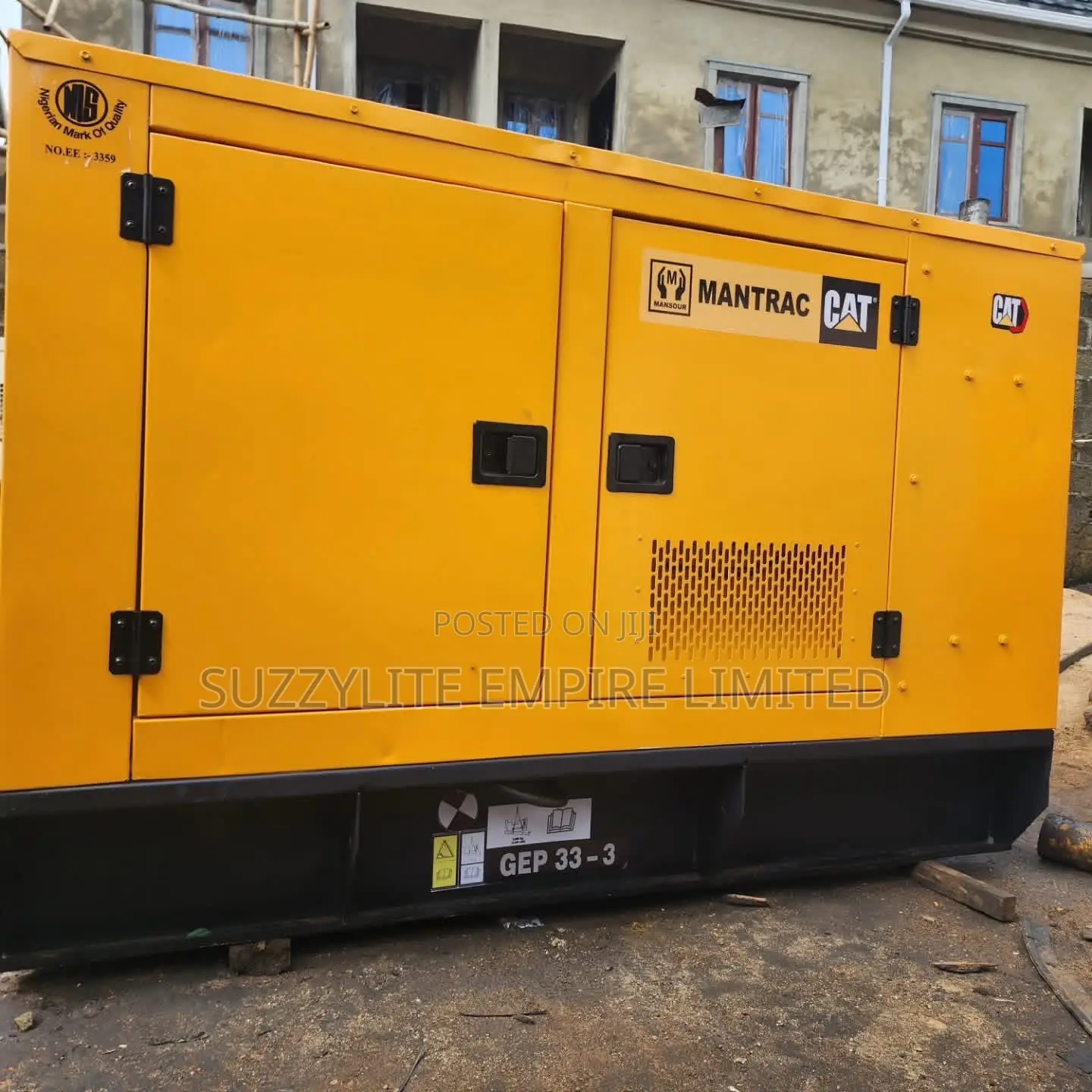 Cat 33kva Soundproof Diesel Generator