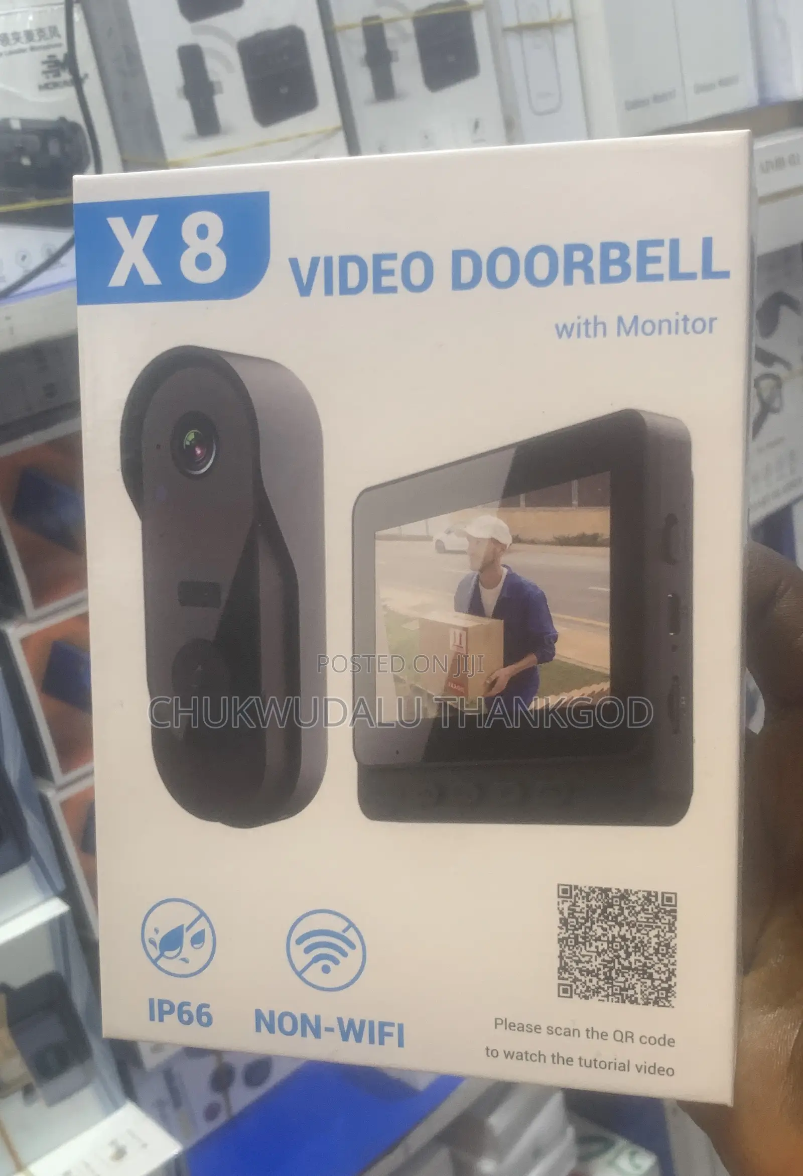 X8 Video Doorbell With Monitor