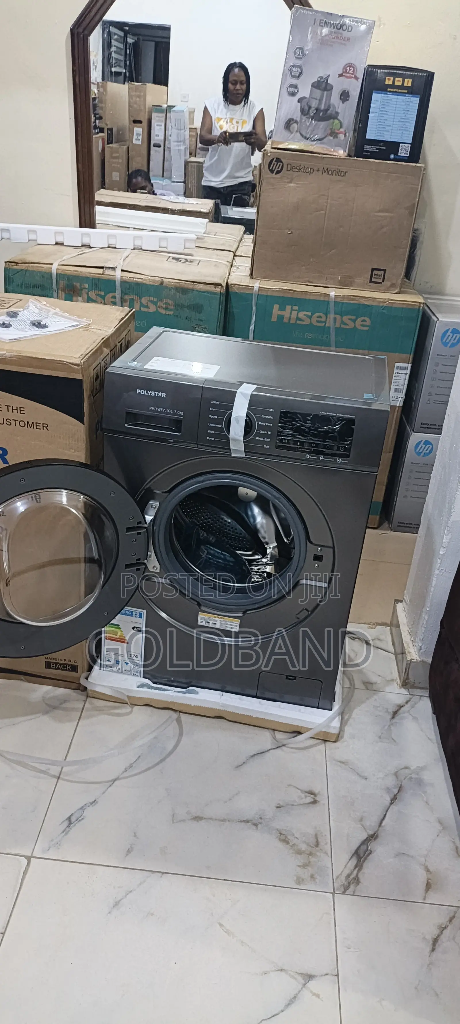 Polystar Pv-Twf7.1gl-Inv Modern Washer 6kg