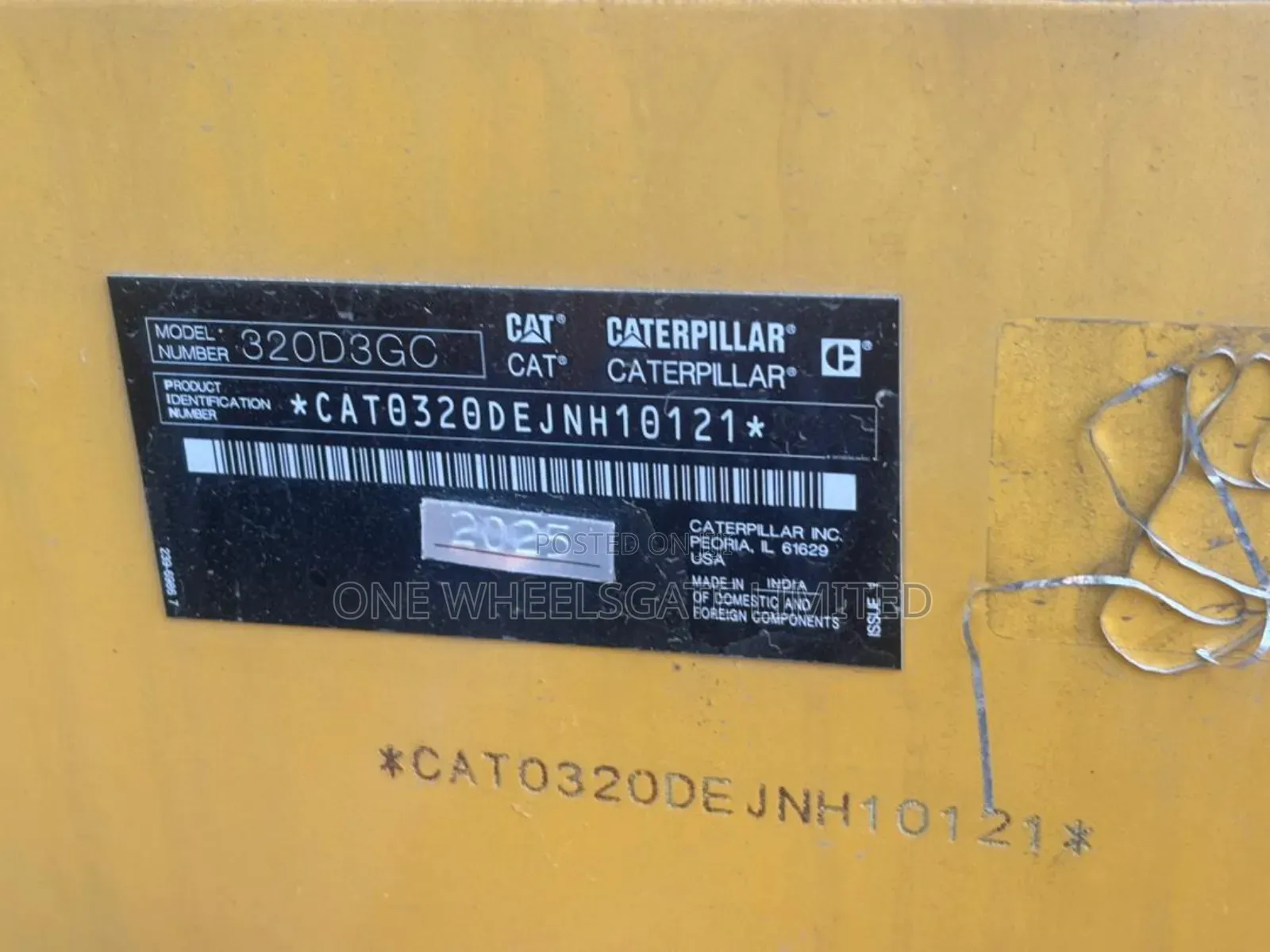 Brandnew 2025 Excavator 320d3 Gc Hydraulic Caterpillar
