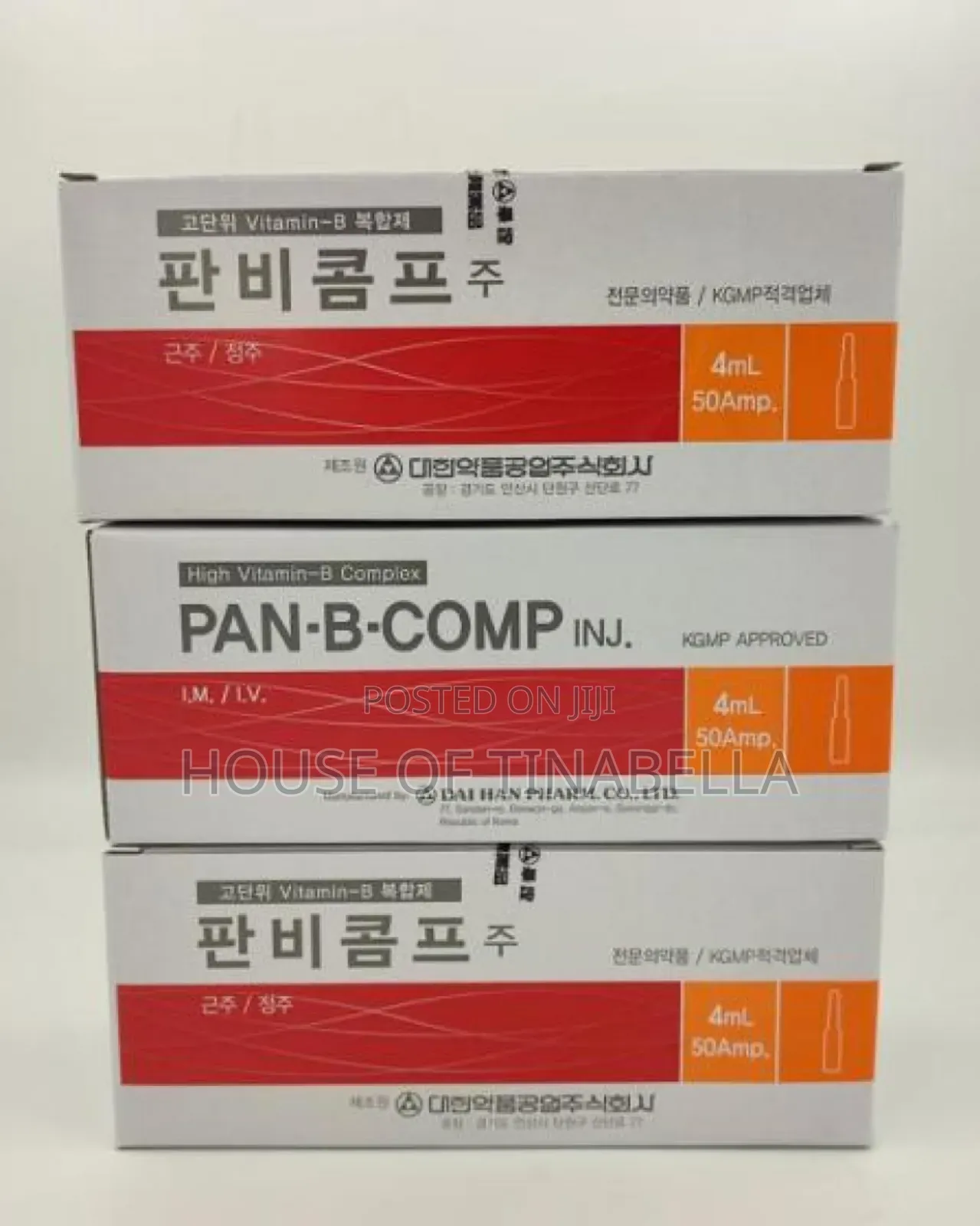 Pan-B-Comp Injection 10 Ampoule B12 Injections Im/Iv