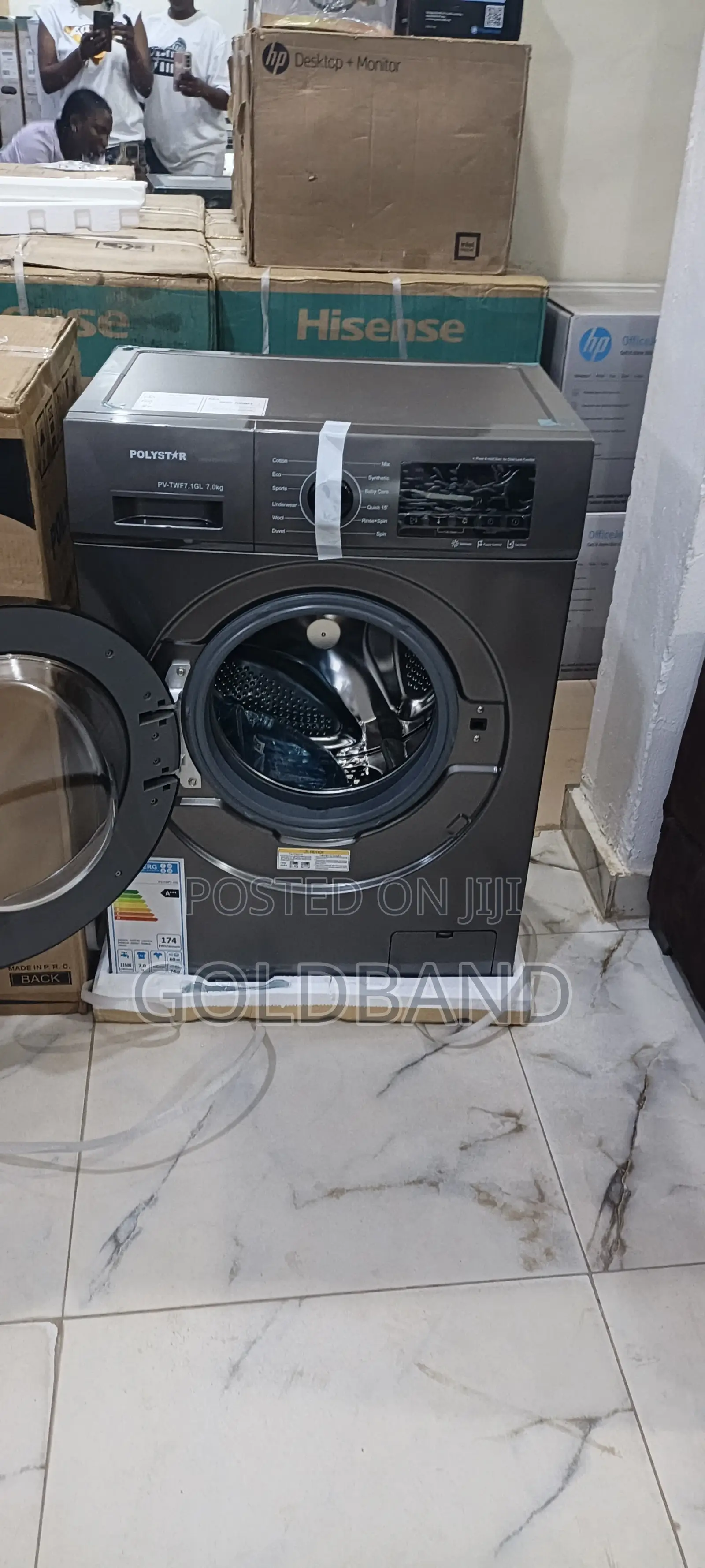 Polystar 6kg Front Load Inverter Washer Combo