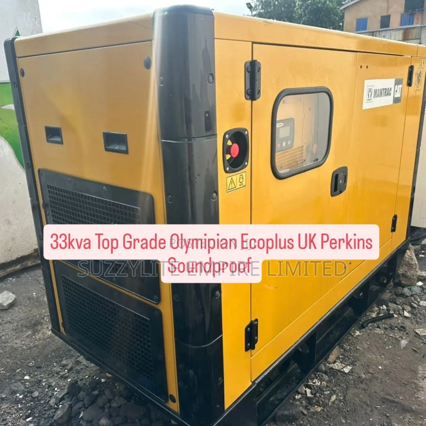 33kva Brand New Cat Mantrac Diesel Engine Generator
