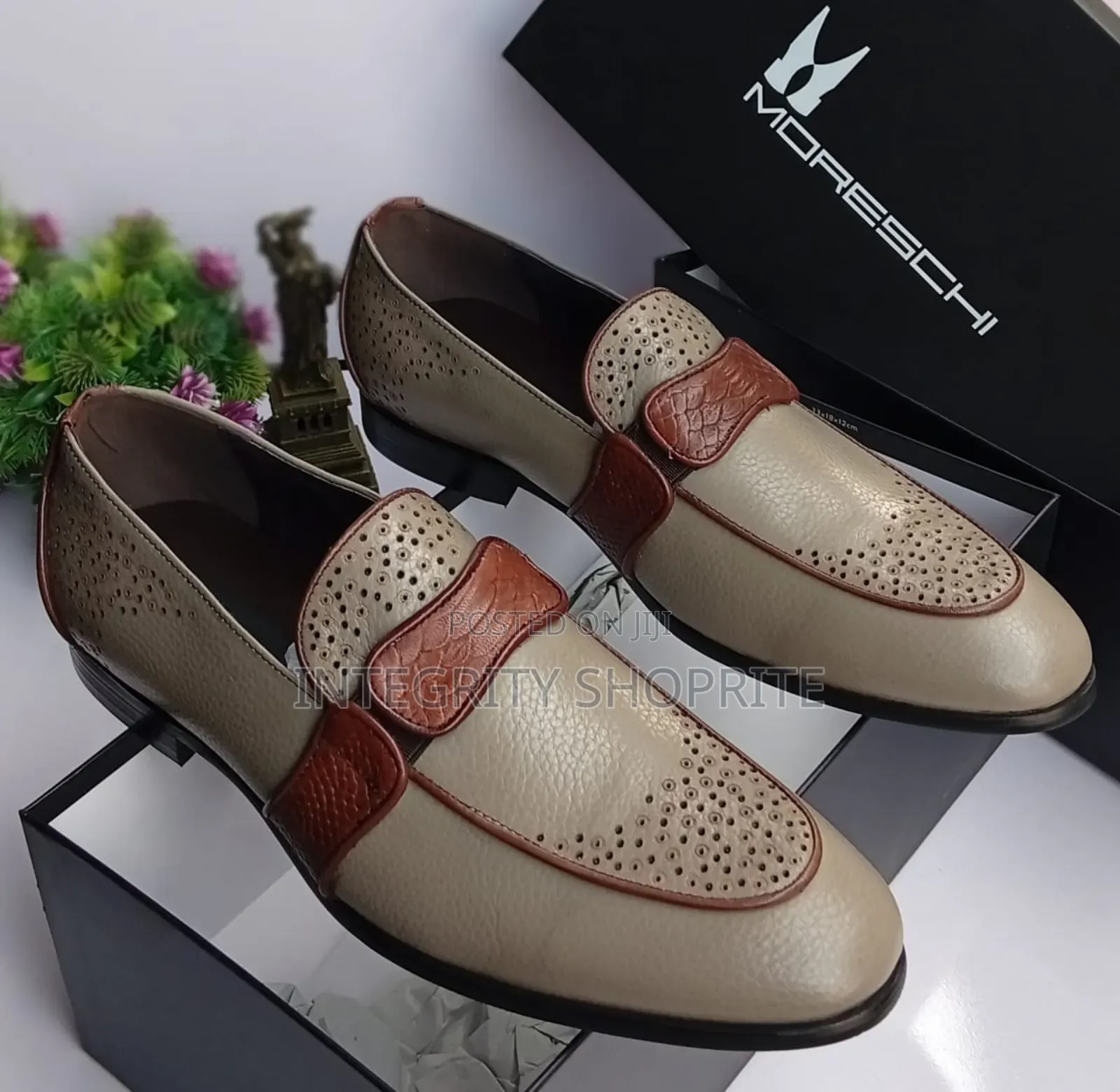 Orange Moreschi Men's Loafers