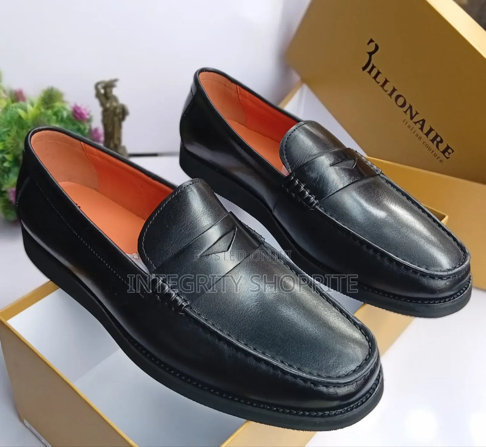 Black Leather Billionaire Footwear