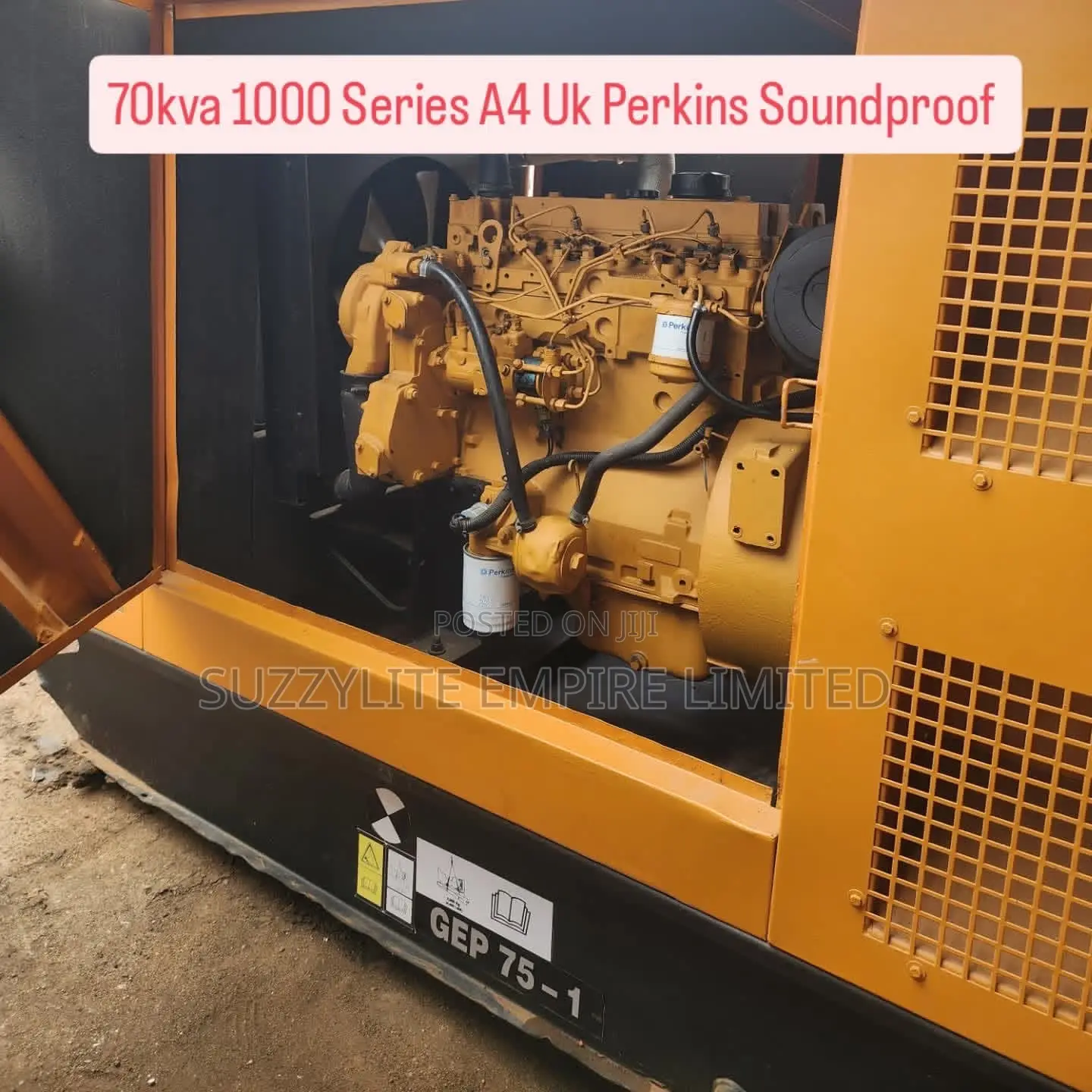 Cat 70kva Brand New Perkins Soundproof Diesel Generator