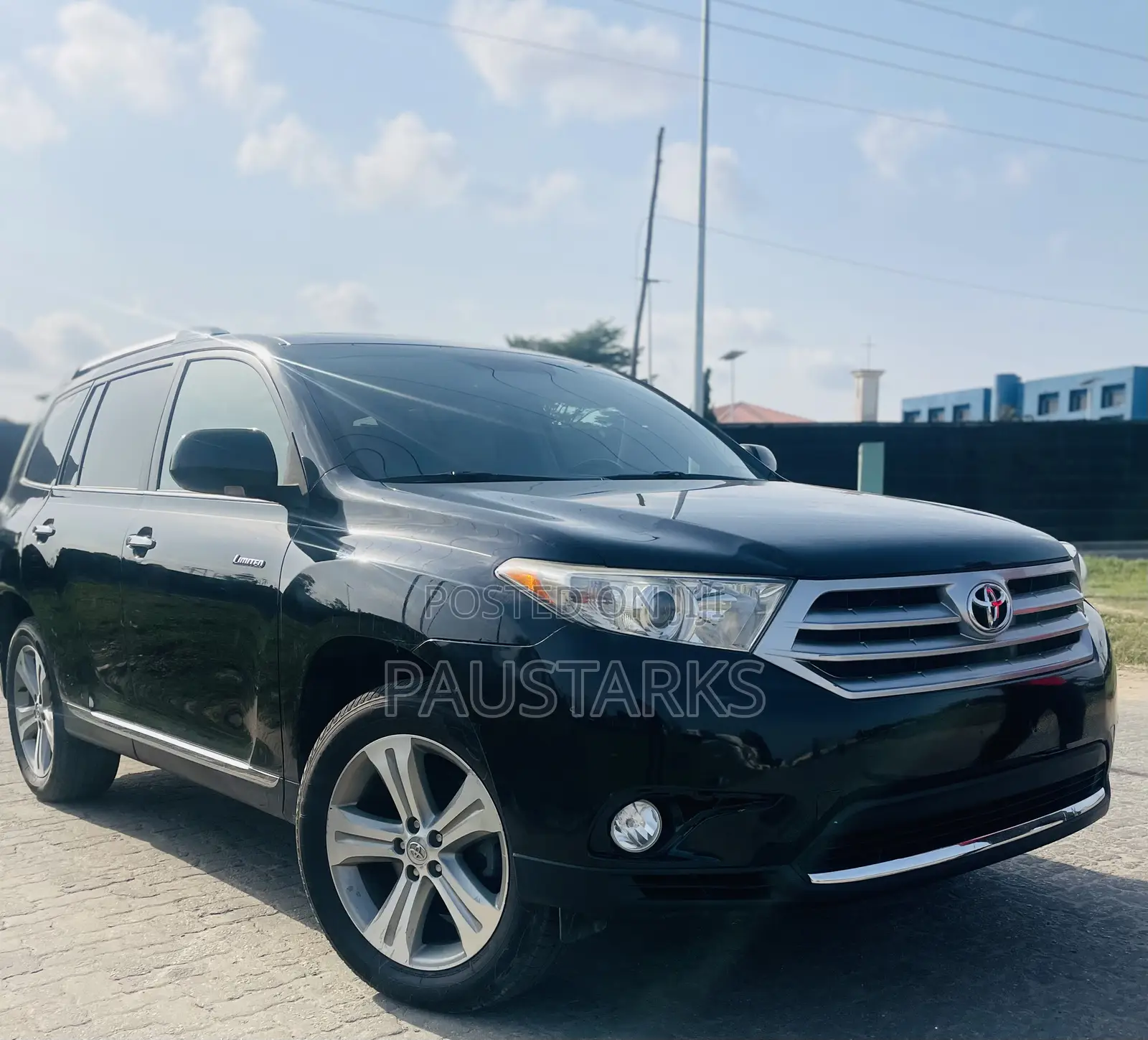 Toyota Highlander Limited 2012 Black