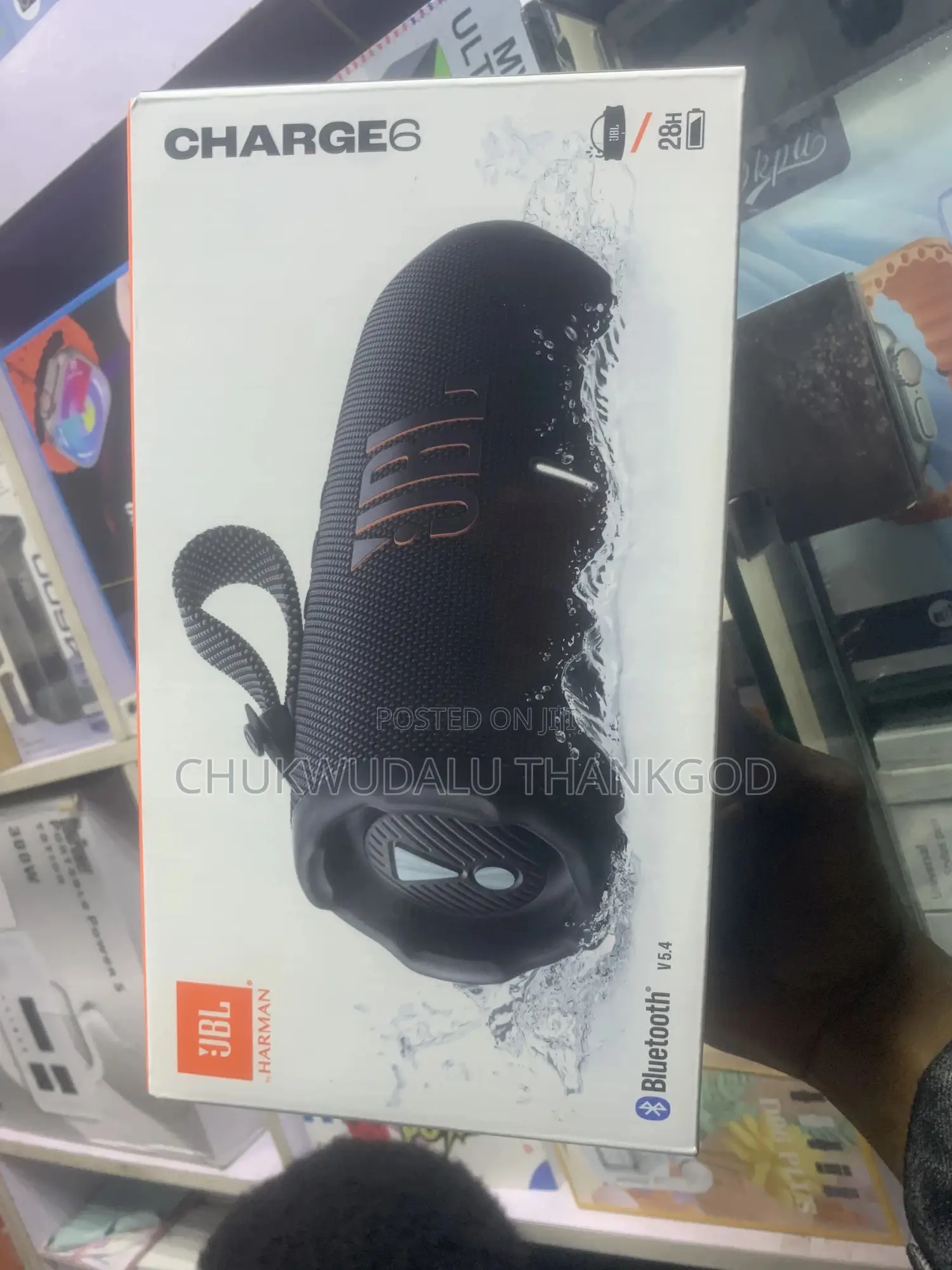 JBL Charge6 Waterproof Wireless Bluetooth Speaker