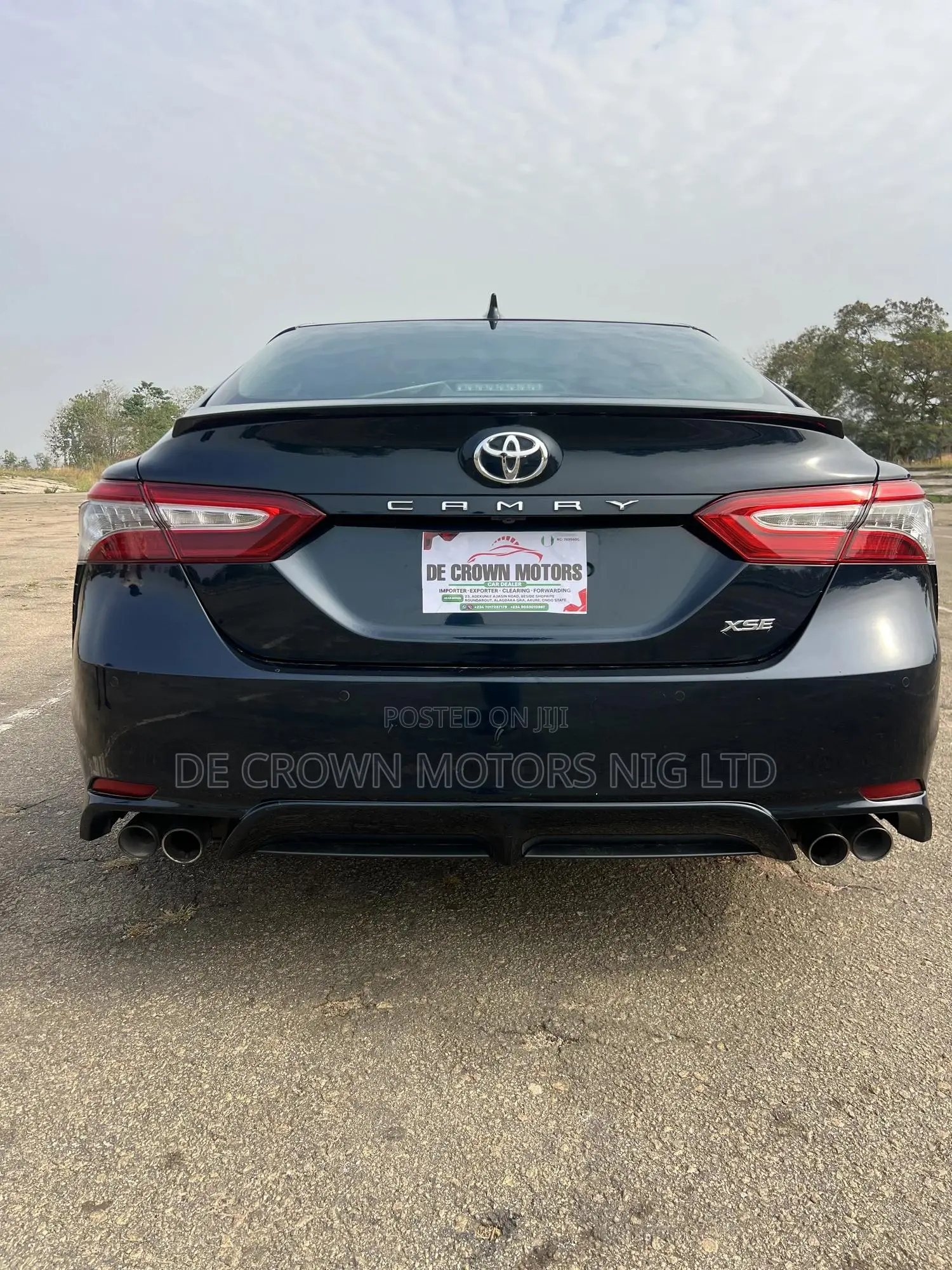 Toyota Camry XSE (2.5L 4cyl 8A) 2019 Blue