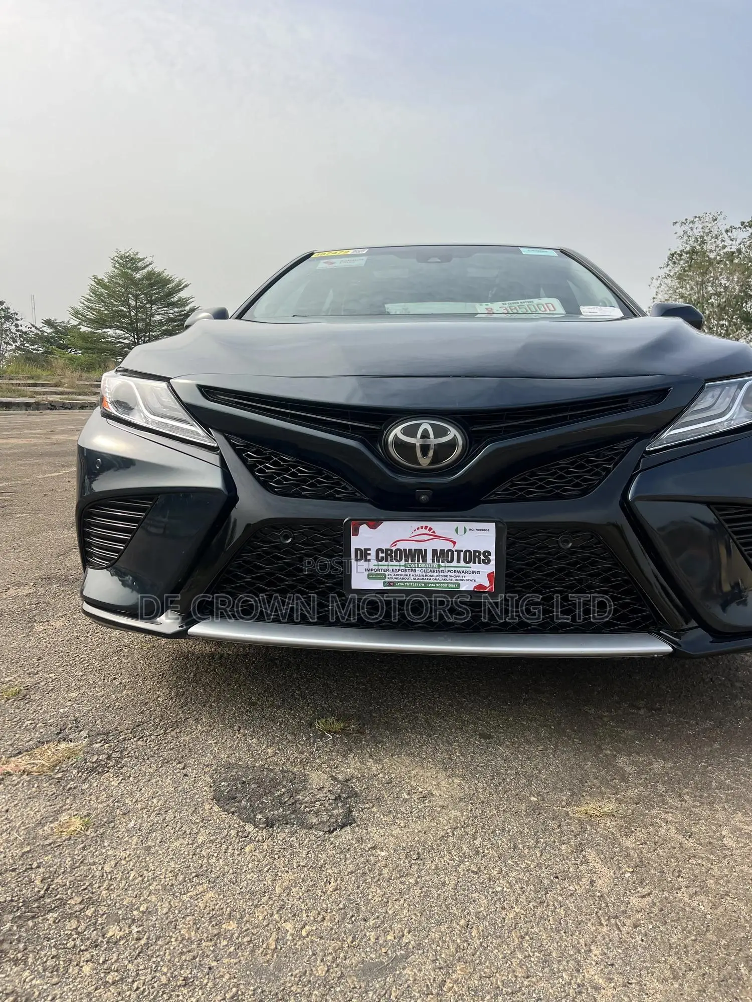 Toyota Camry XSE (2.5L 4cyl 8A) 2019 Blue