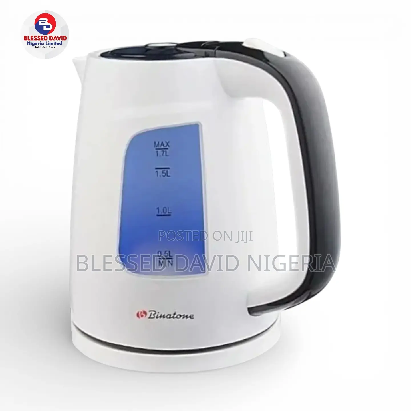 Binatone 1.7-litre Electric Kettle / Jug (Cej-1750) | Black