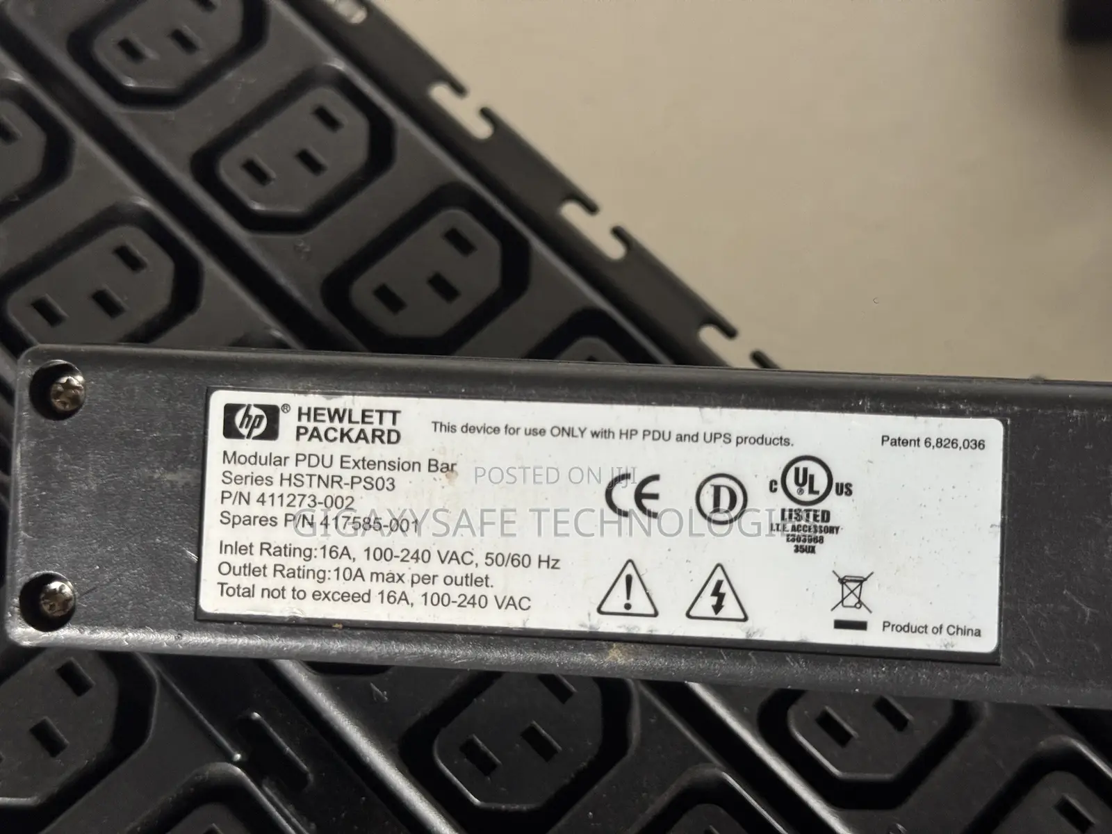 Hpe C-13 Pdu Extension Bar