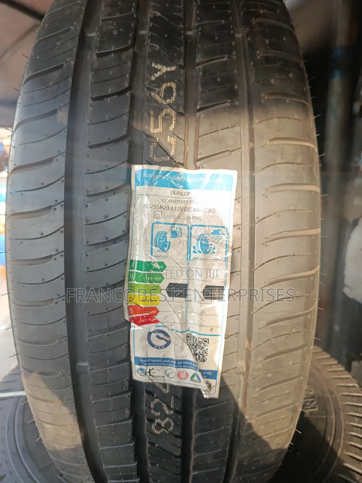 265/55r20 Dunlop Grandtrek Tire