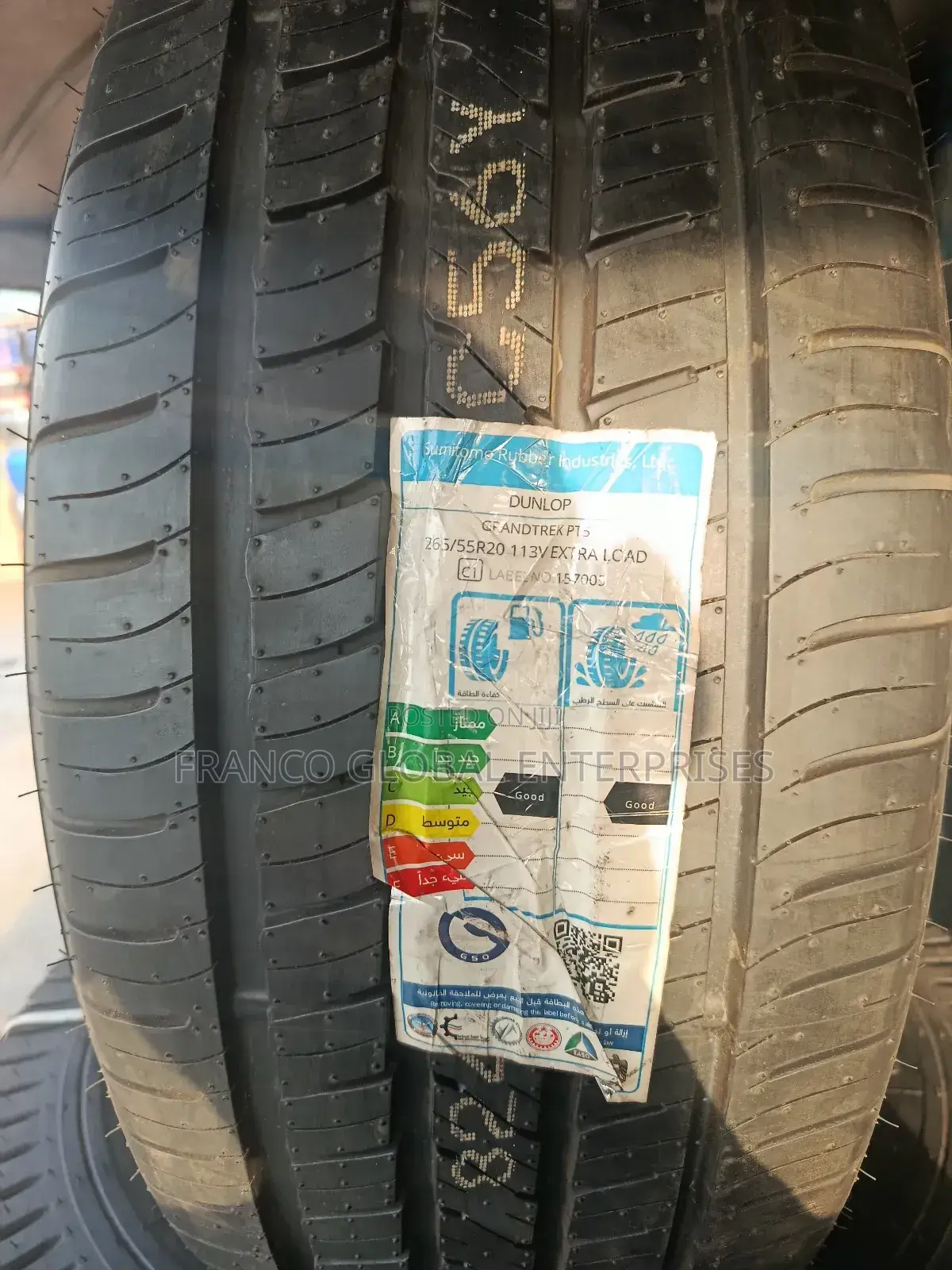 265/55r20 Dunlop Grandtrek Tire