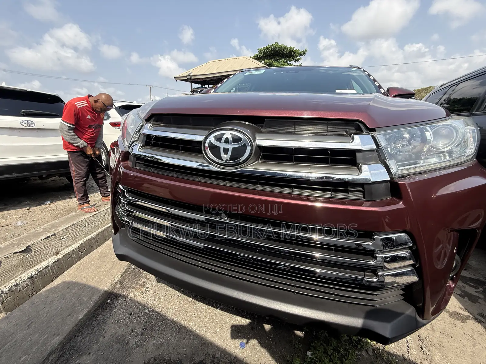 Toyota Highlander Limited Platinum 4x4 V6 (3.5L 6cyl 8A) 2018 Burgundy