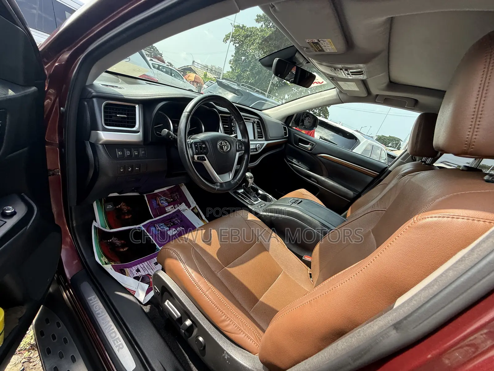 Toyota Highlander Limited Platinum 4x4 V6 (3.5L 6cyl 8A) 2018 Burgundy