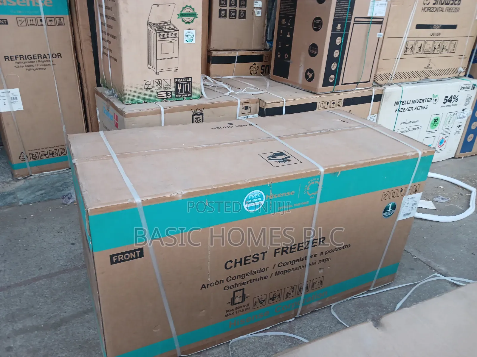 Hisense Freeze Double Door 500 Litters