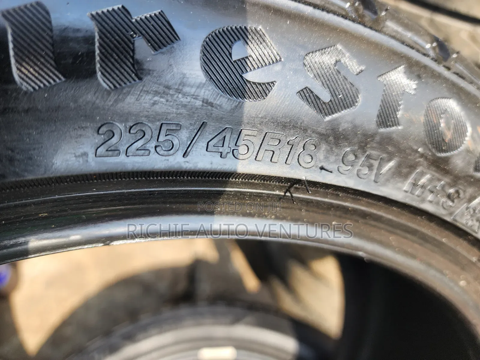 Brand New 225/45ar18 Firestone Tire With Current Date.