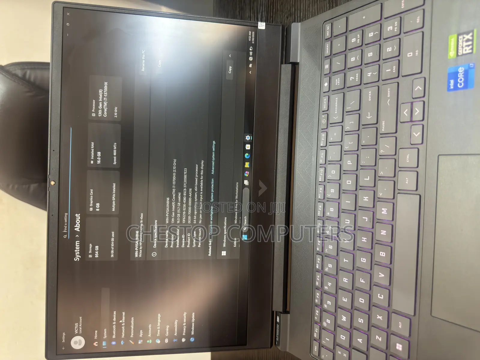 Laptop HP Victus 16 16GB Intel Core i7 SSD 1T
