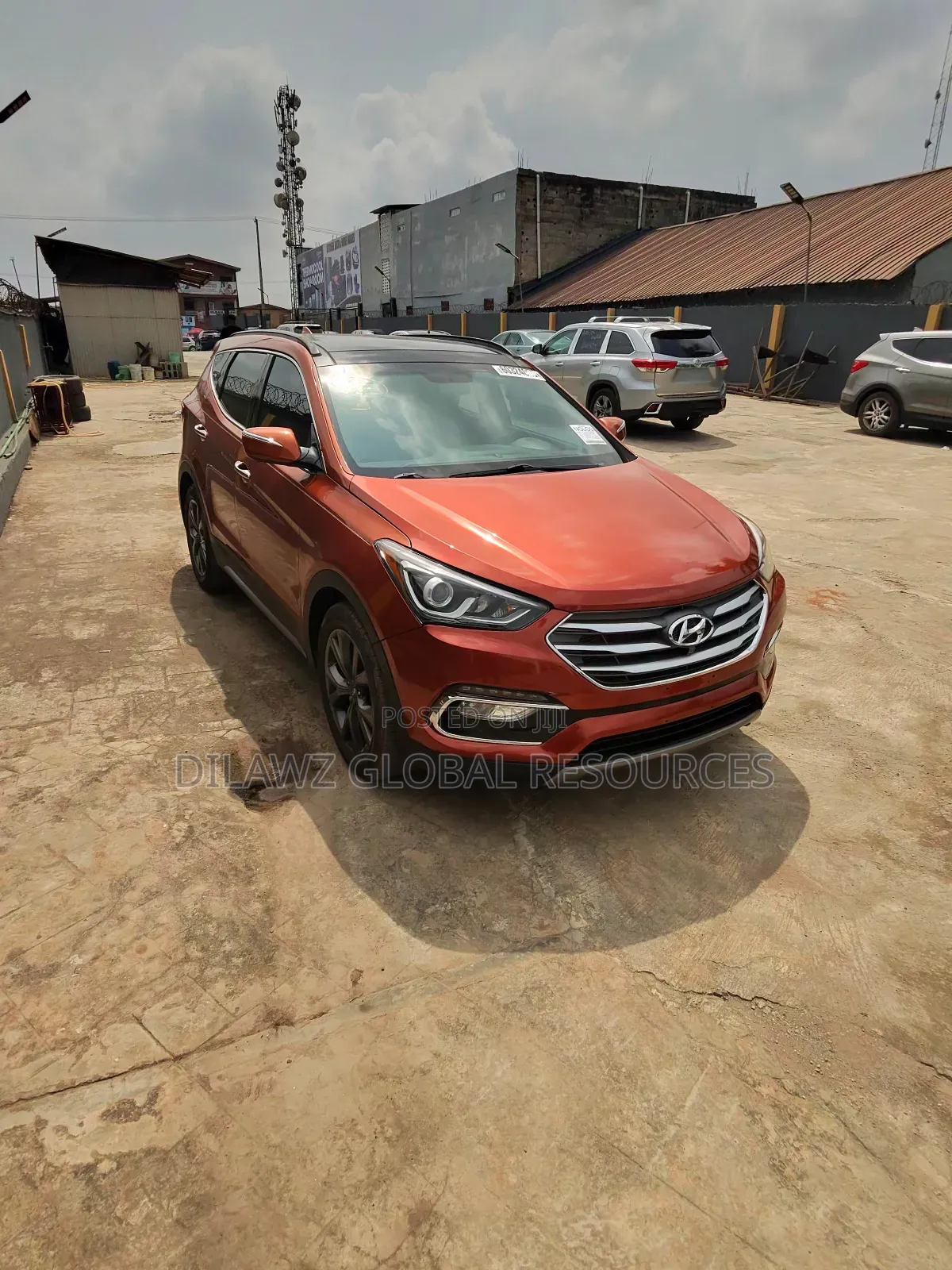 Hyundai Santa Fe 2018 Orange