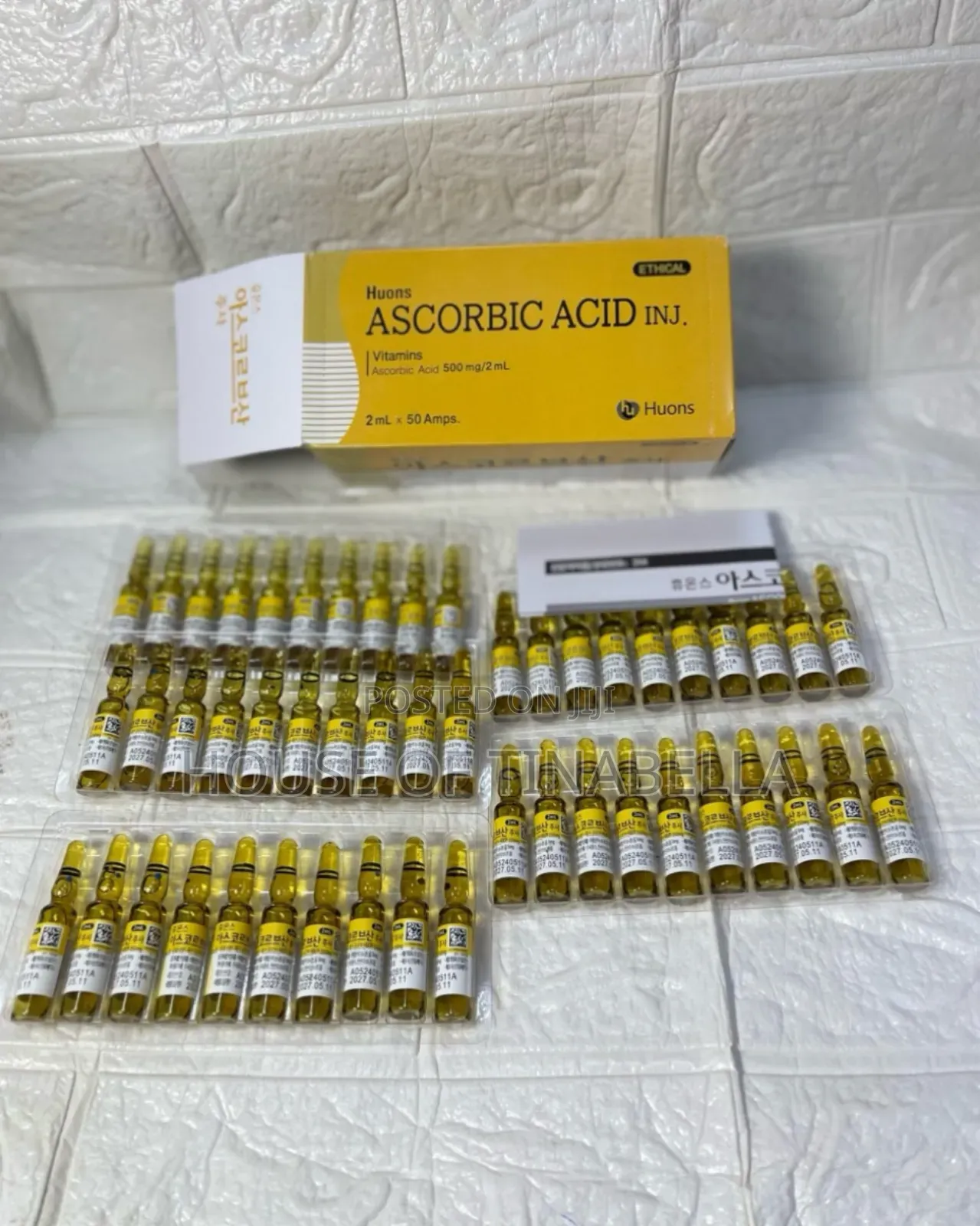 Huons Ascorbic Pure Vitamin C Injection Injection 10 Vails