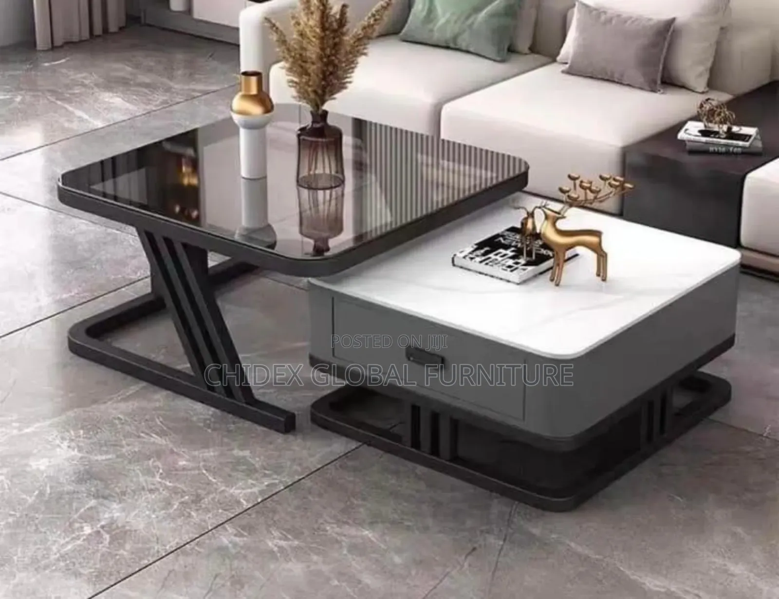 One Plus One Center Table With Drawer
