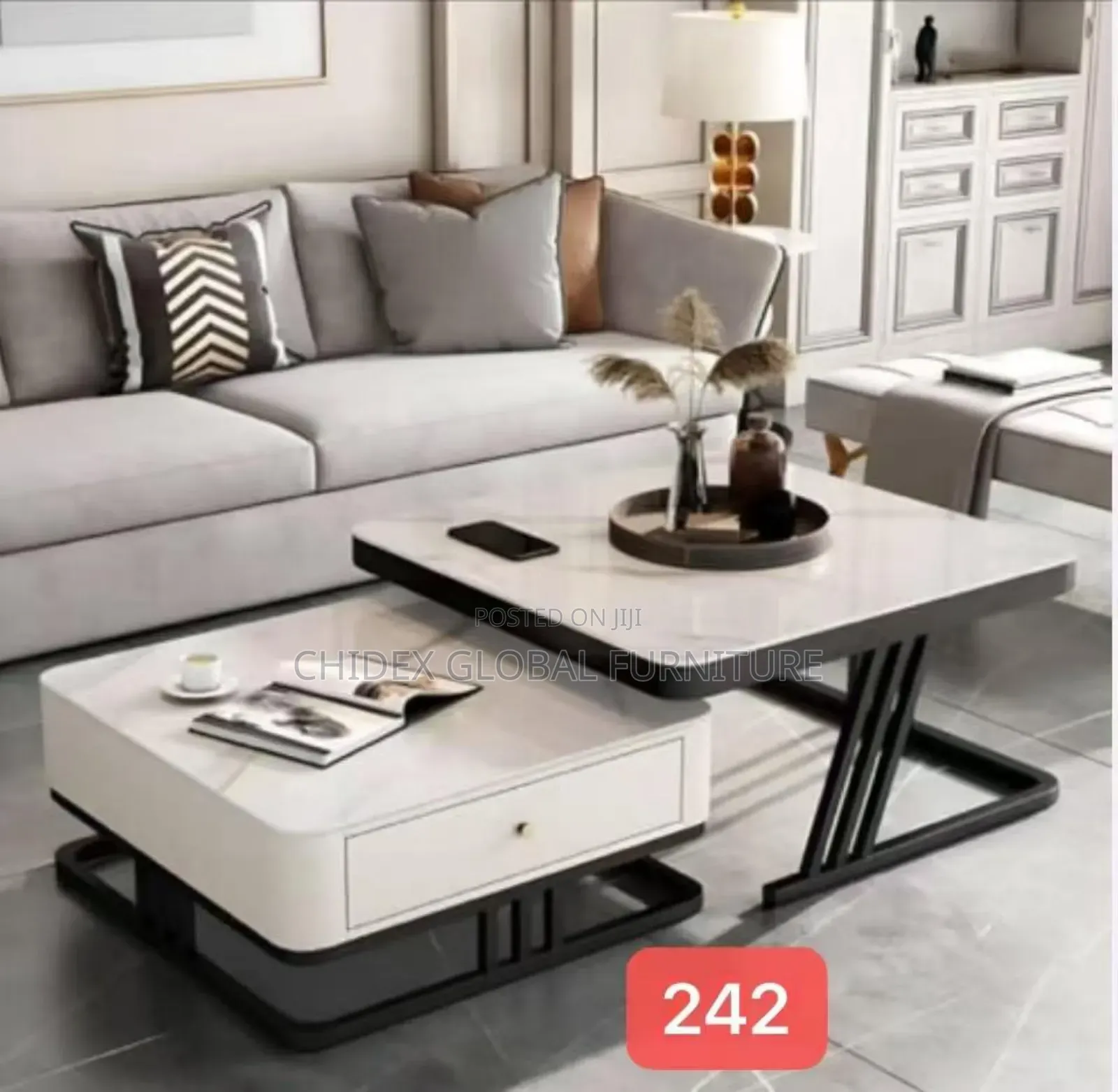 One Plus One Center Table With Drawer
