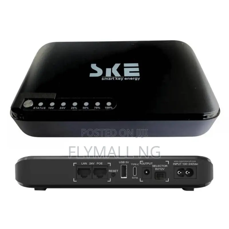 Ske Mini Dc Ups 20,000 Mah 12v Dc Type C Router Power Bank