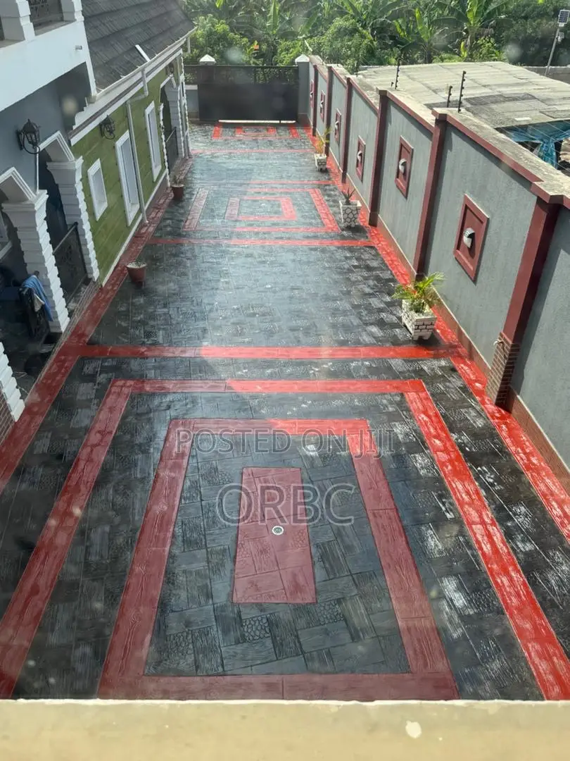 Well Stamp and Polish Concrete